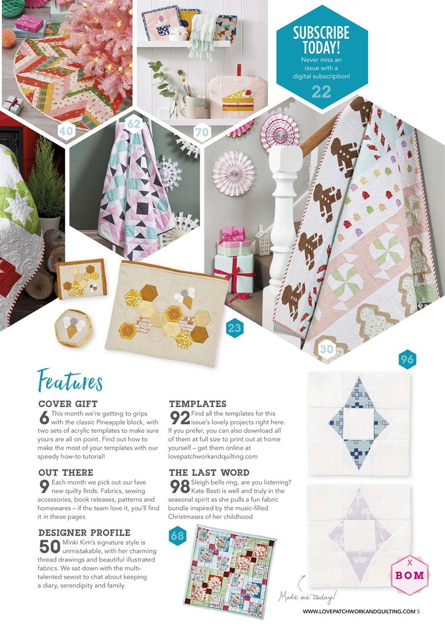 Love Patchwork & Quilting Preview Pages