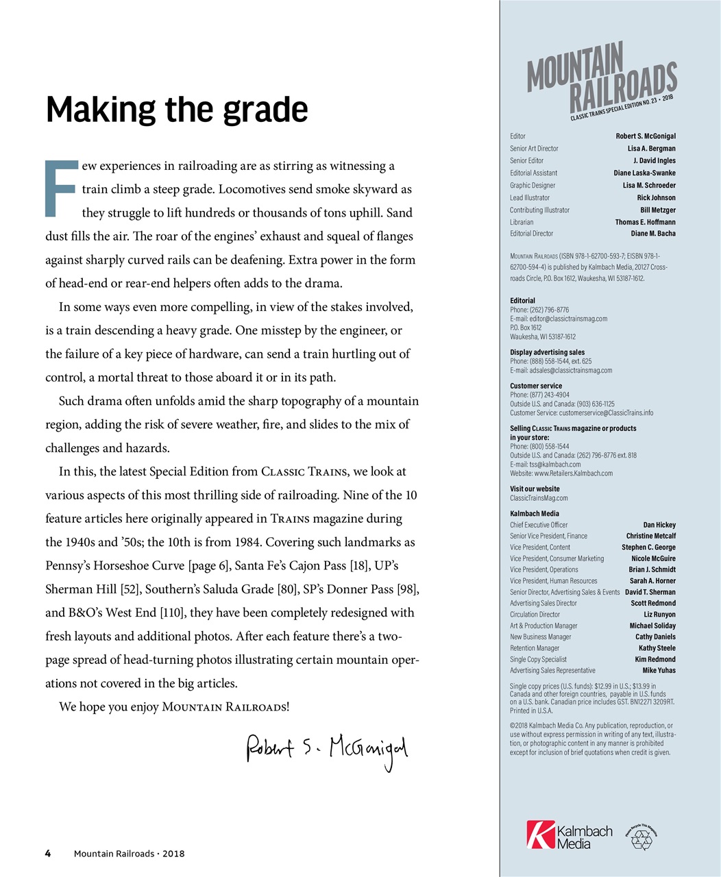 Classic Trains Preview Pages