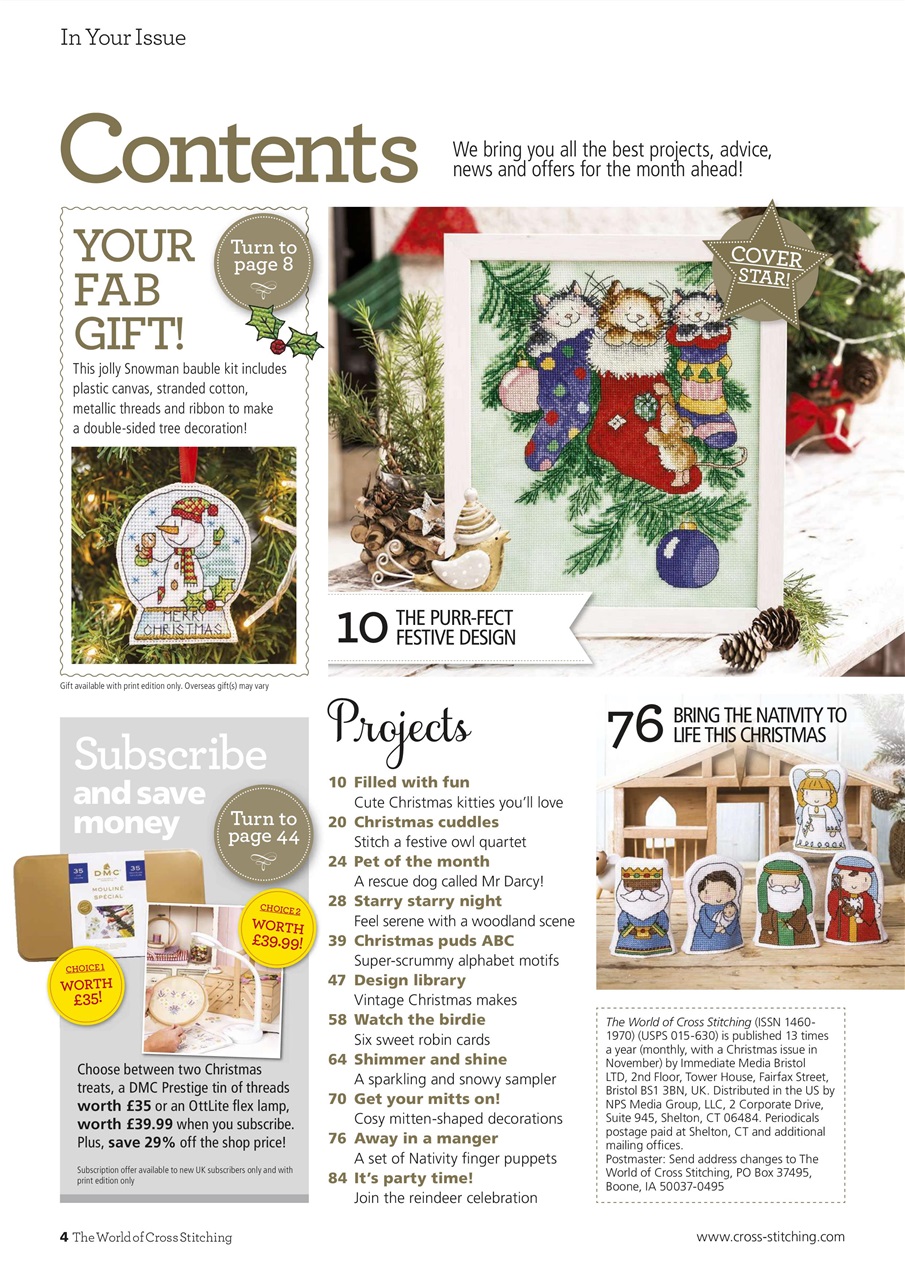 The World of Cross Stitching Preview Pages