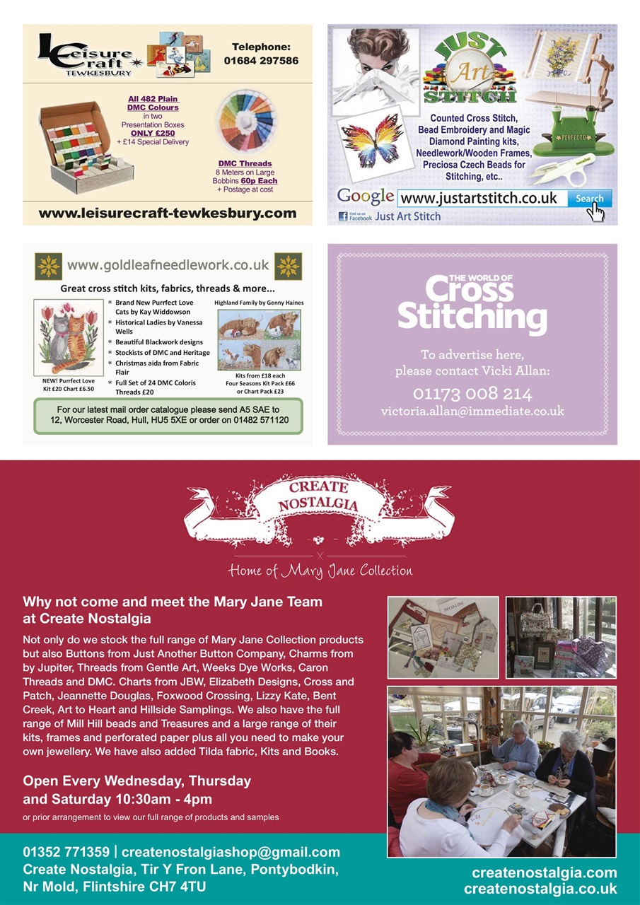 The World of Cross Stitching Preview Pages