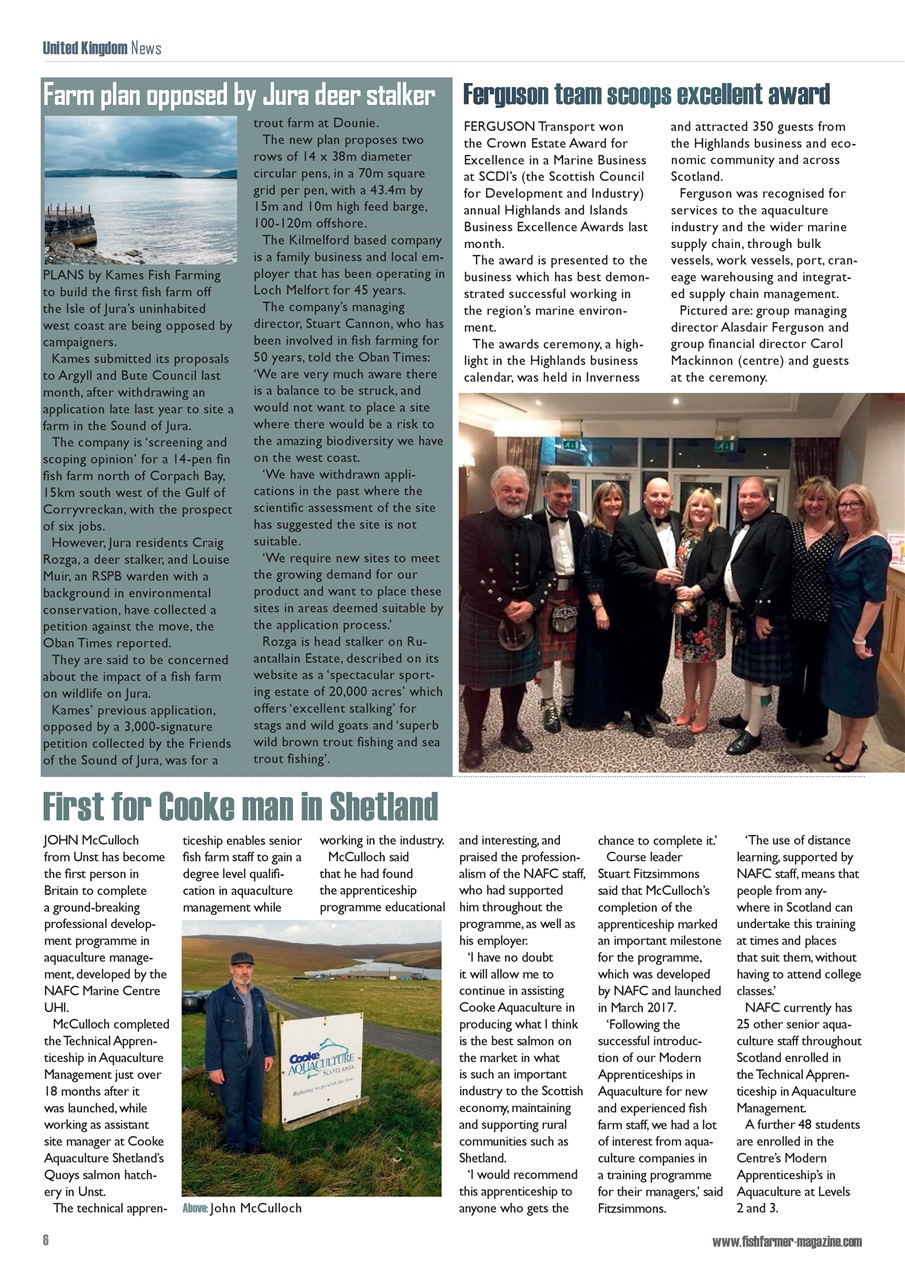 Fish Farmer Magazine Preview Pages