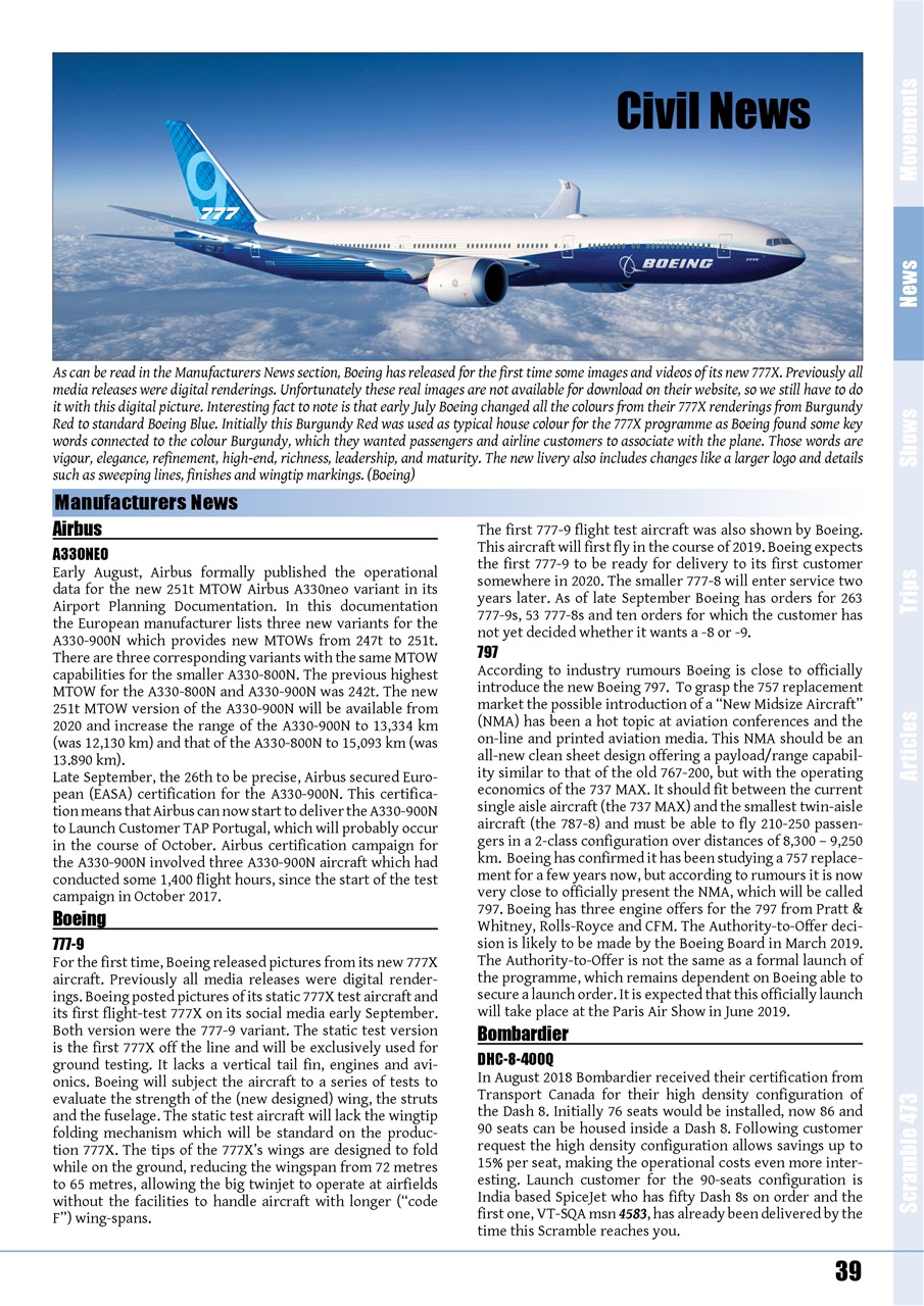 Scramble Magazine Preview Pages