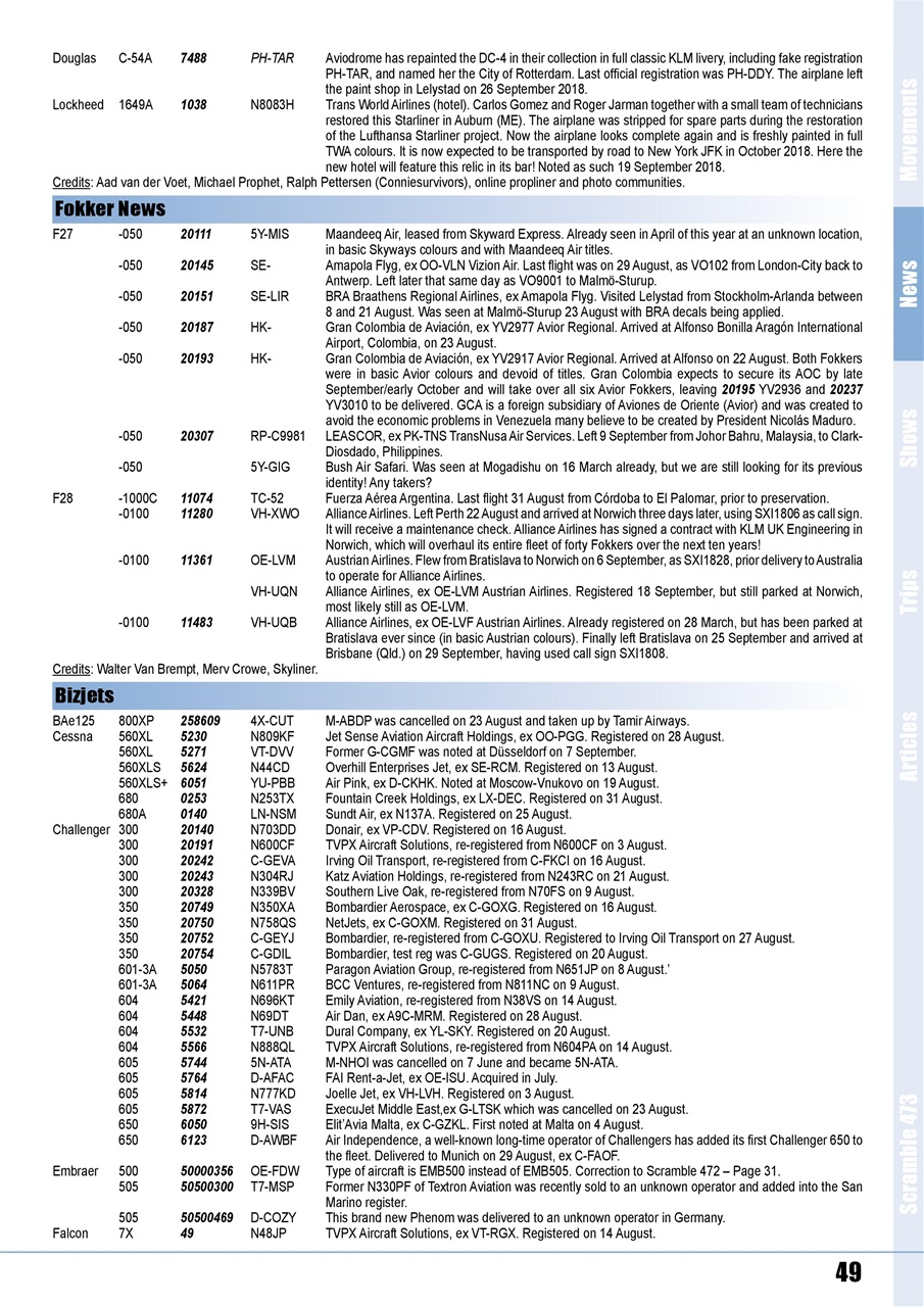 Scramble Magazine Preview Pages