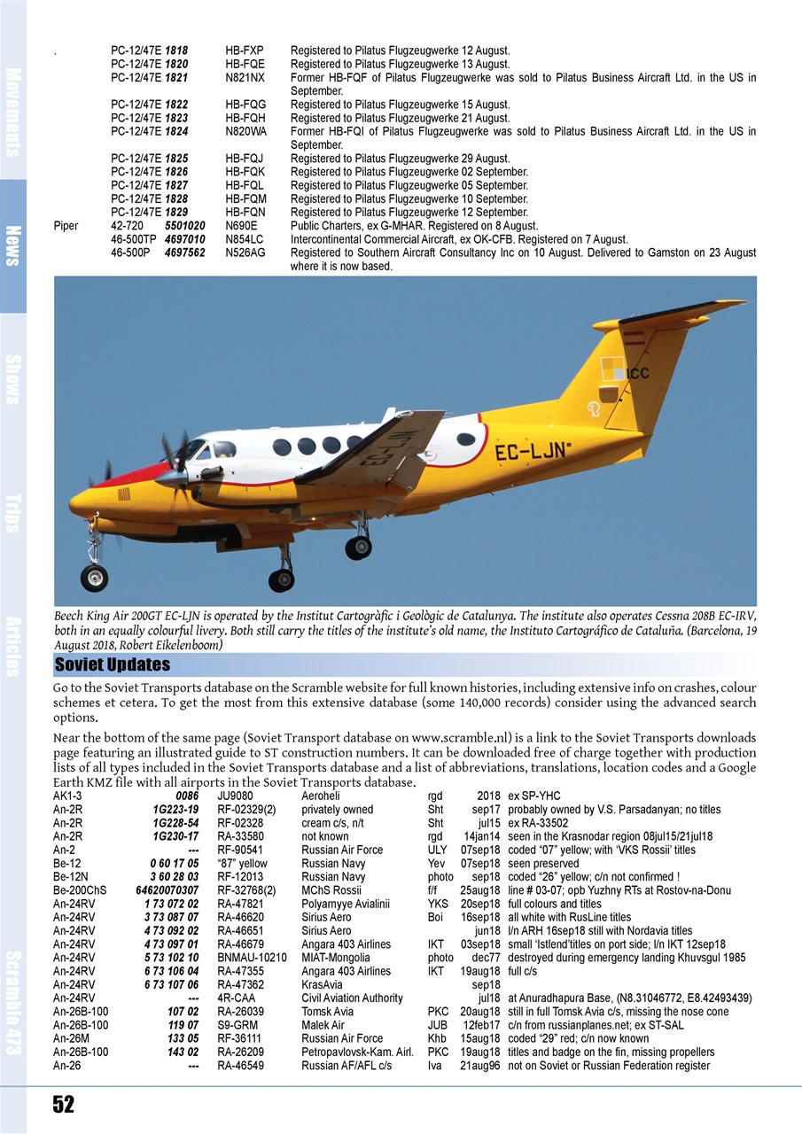 Scramble Magazine Preview Pages