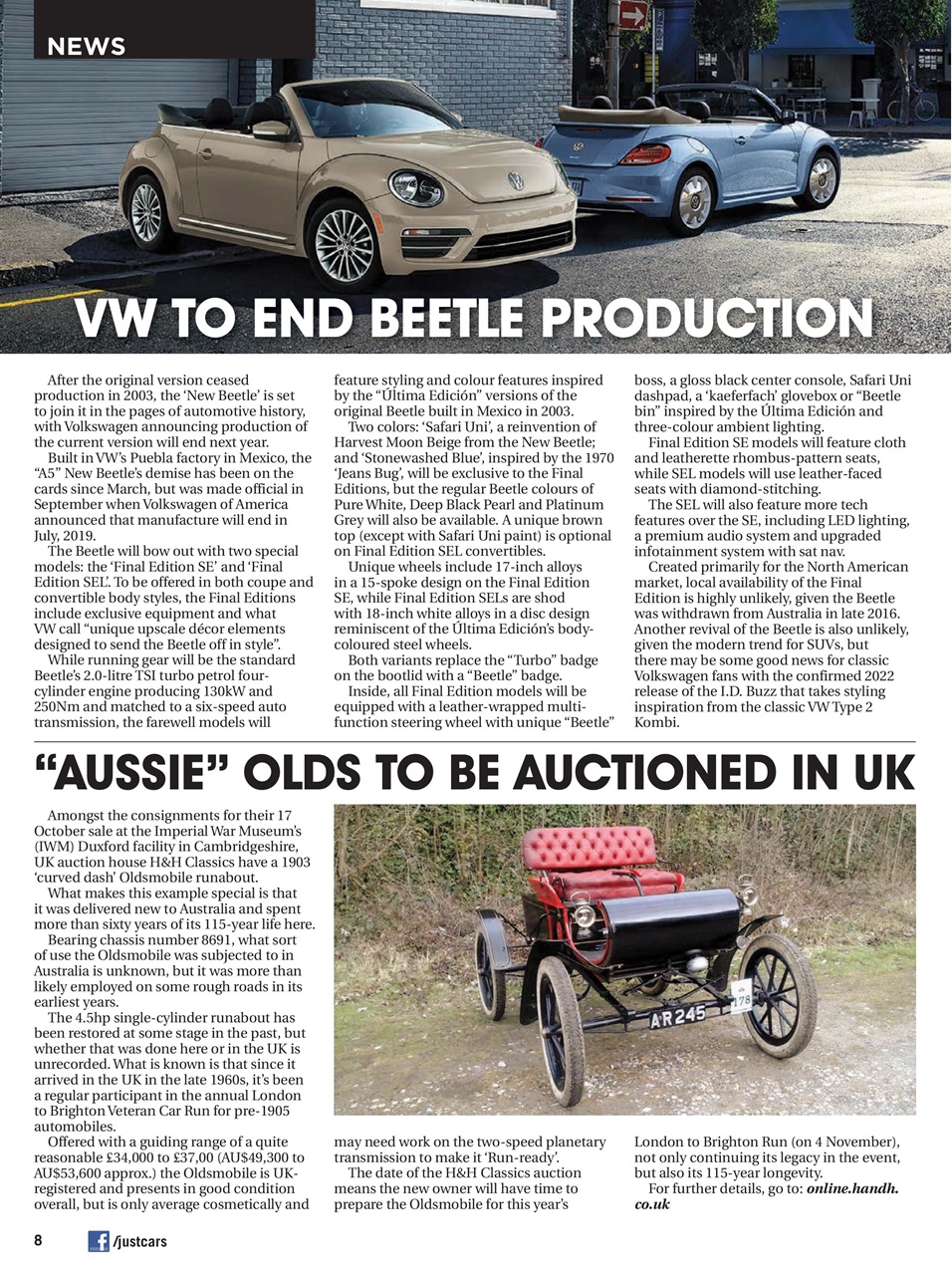 JUST CARS Preview Pages