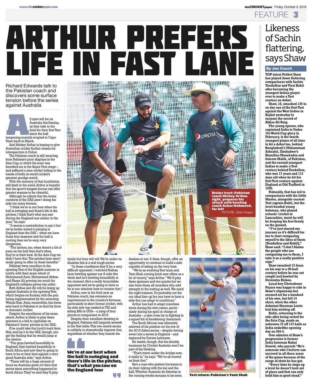The Cricket Paper Preview Pages