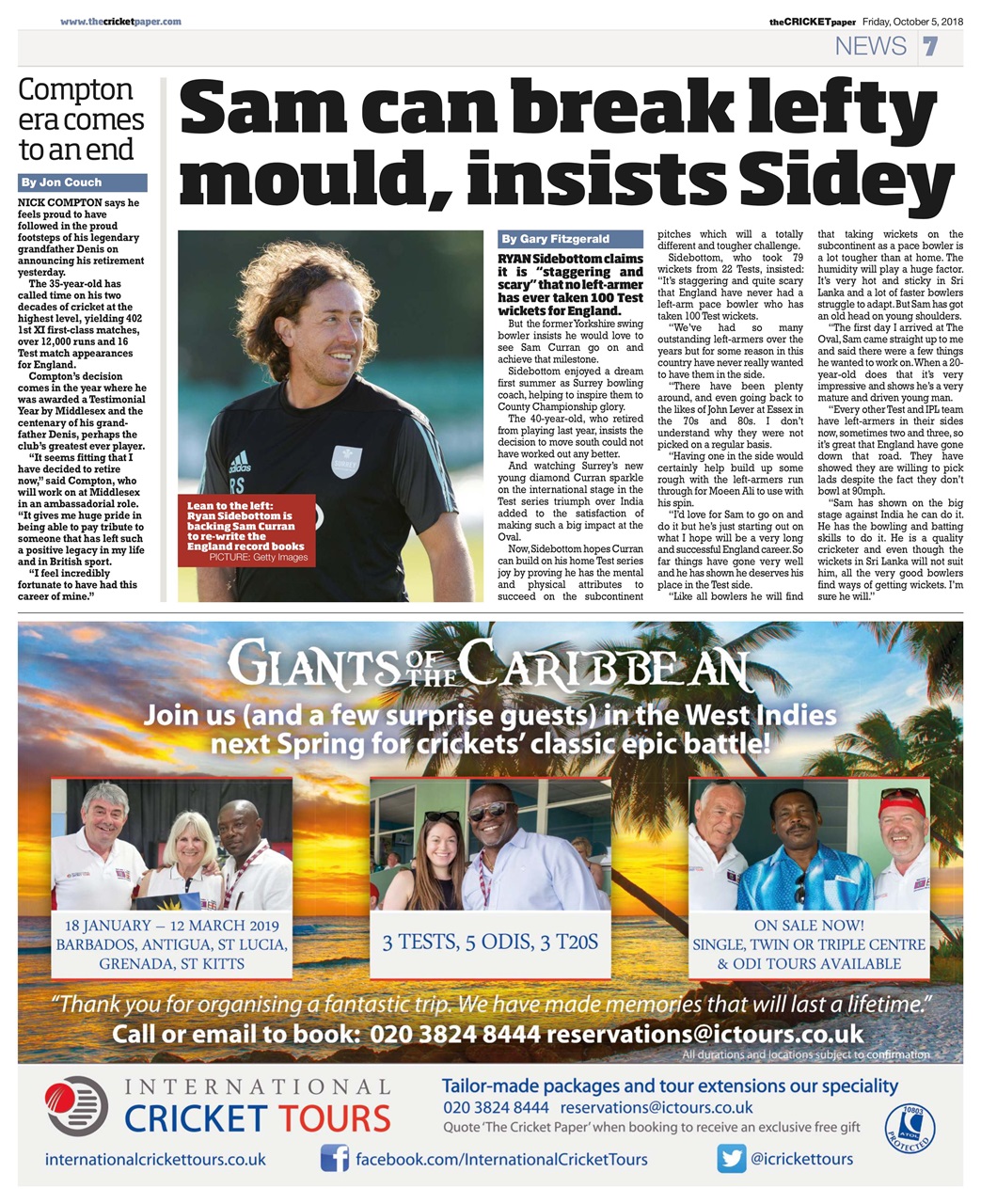 The Cricket Paper Preview Pages