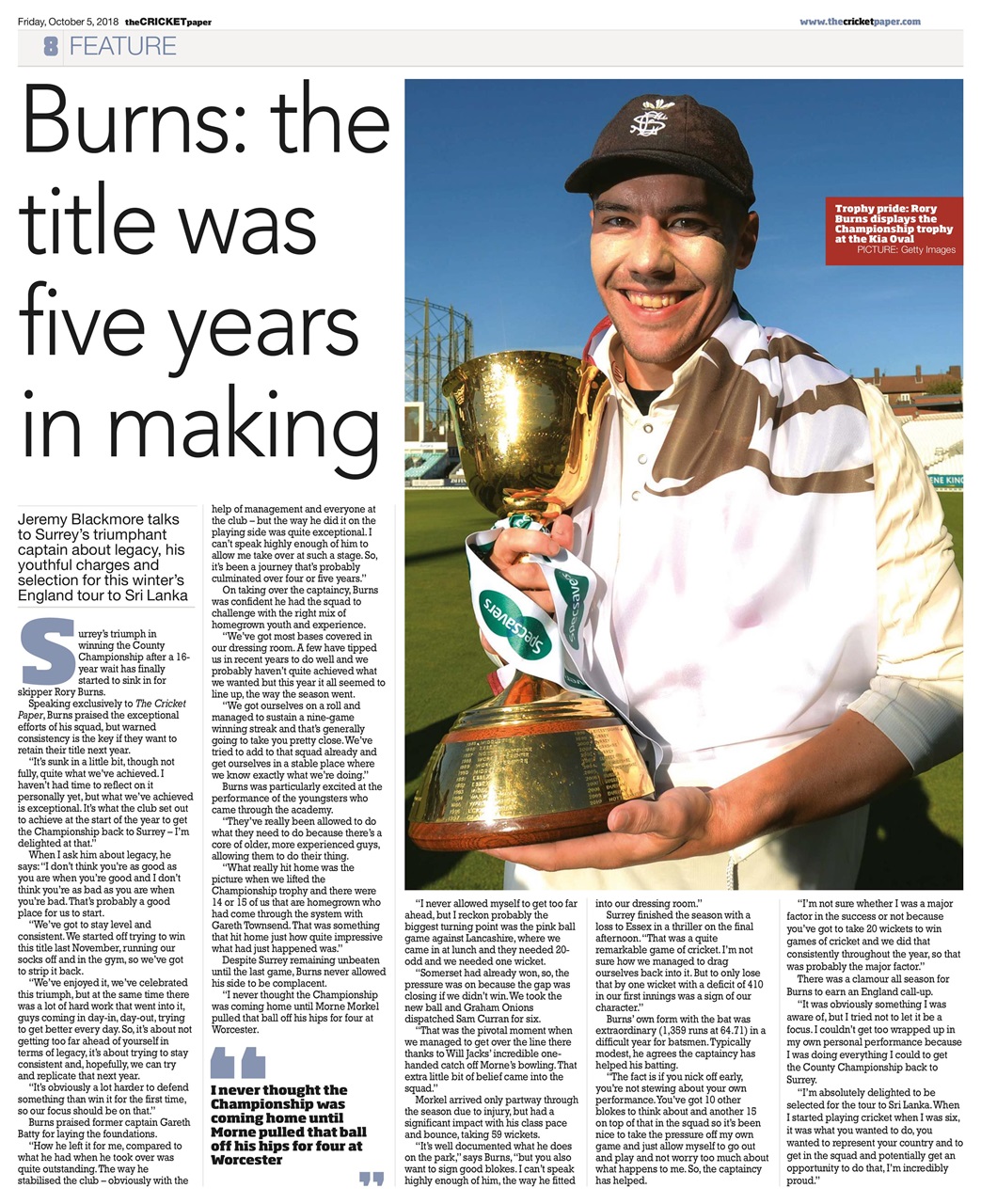 The Cricket Paper Preview Pages