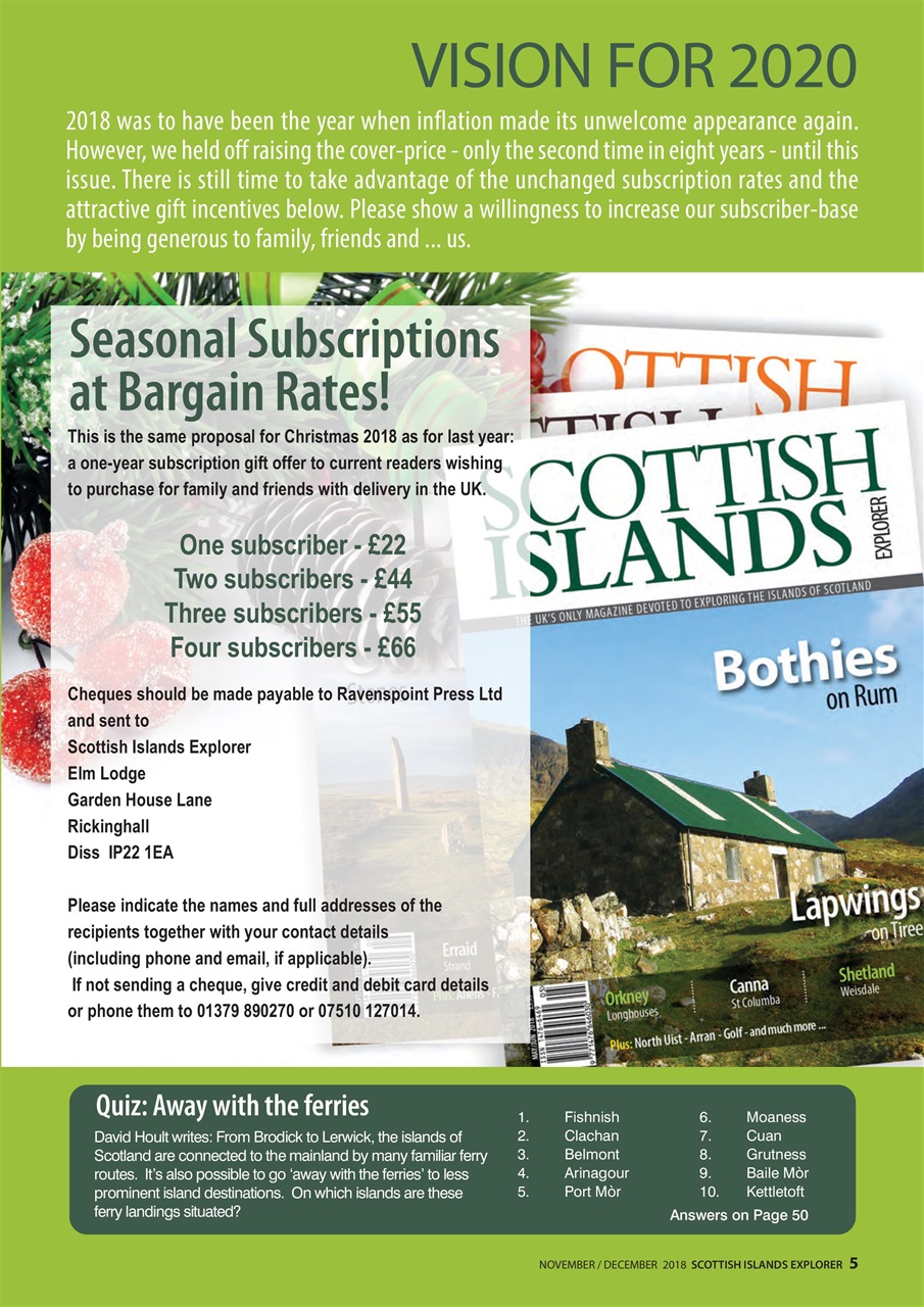 Scottish Islands Explorer Preview Pages
