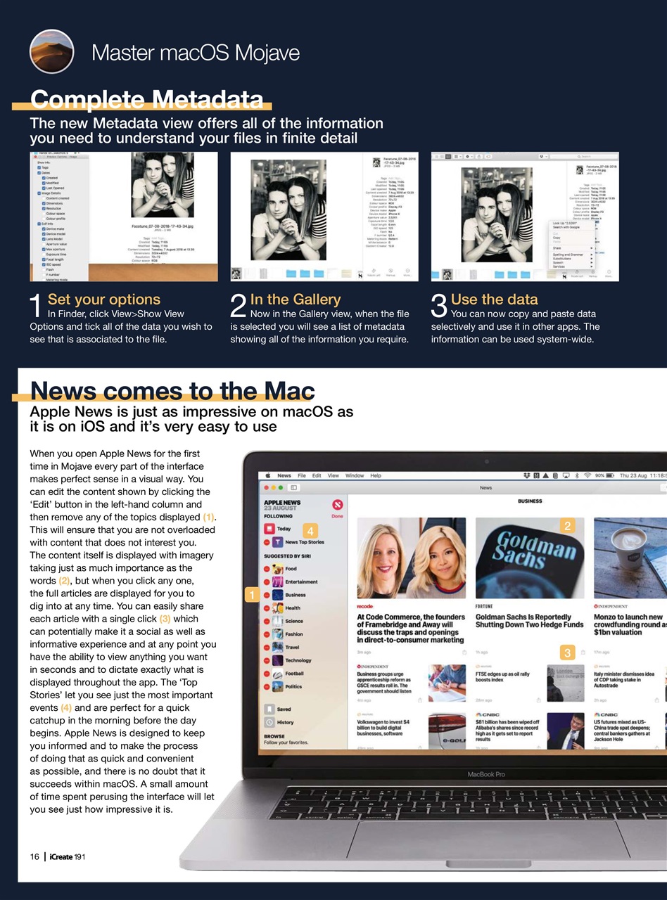 iCreate Preview Pages