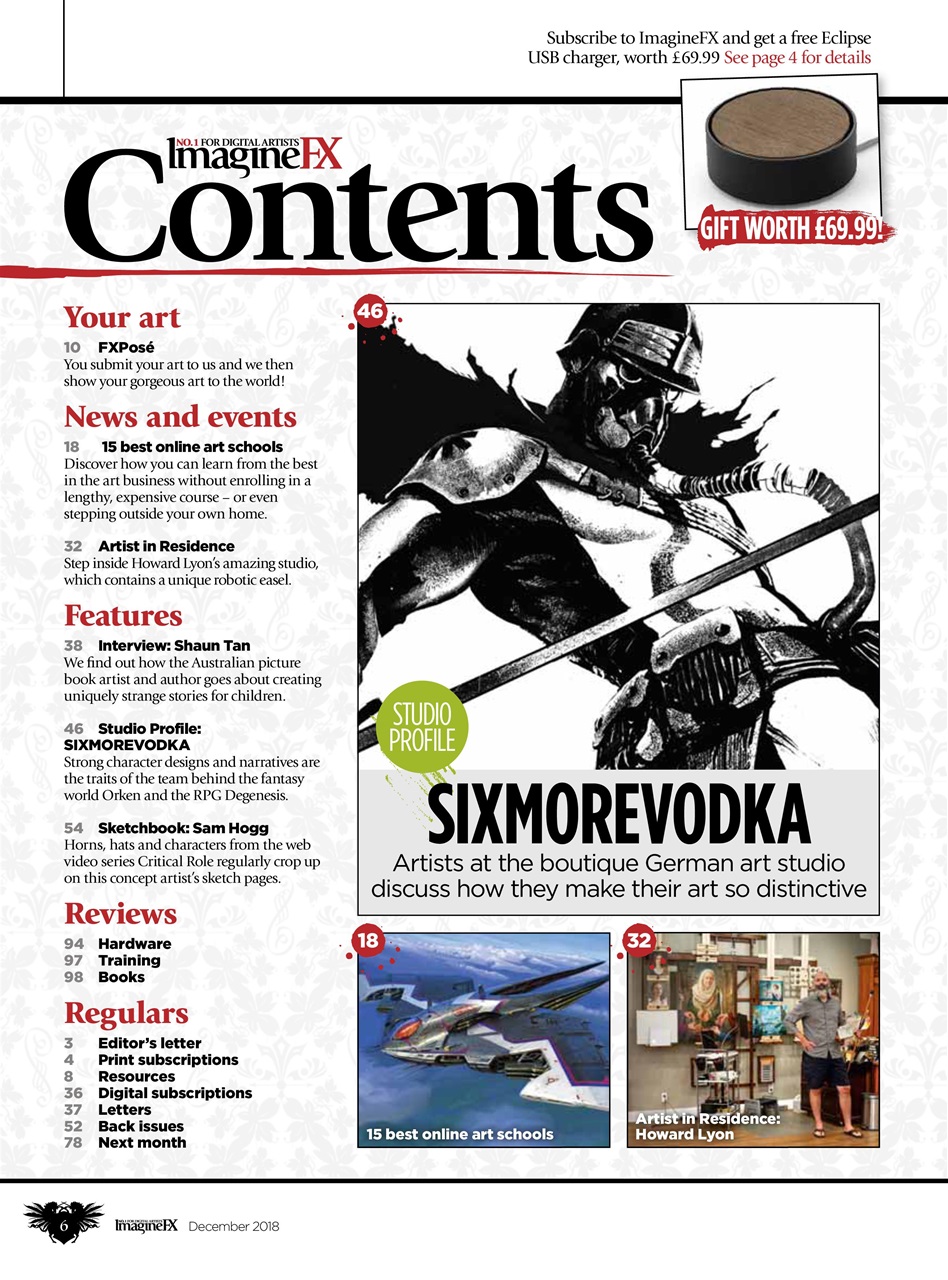 ImagineFX Preview Pages