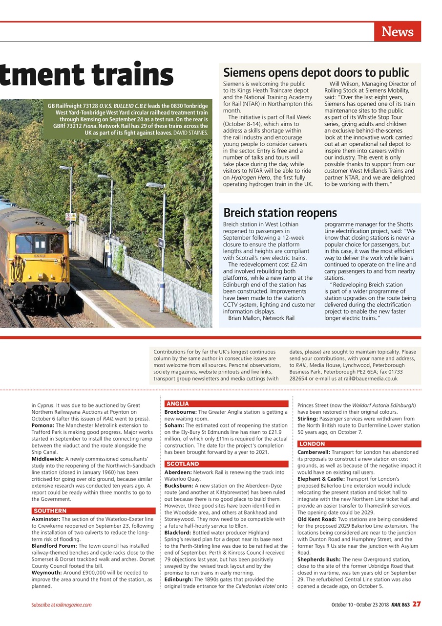 Rail Preview Pages