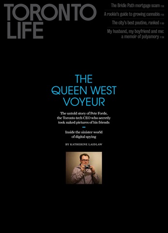 Toronto Life issue November 2018