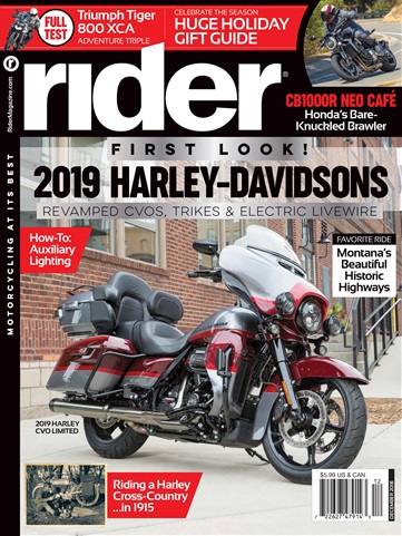 Rider Magazine issue December 2018