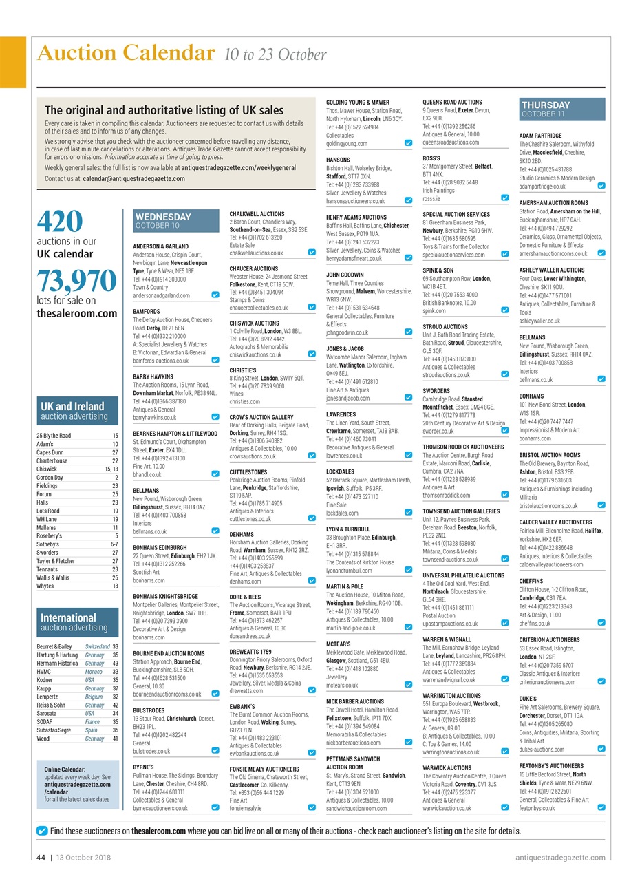 Antiques Trade Gazette Preview Pages