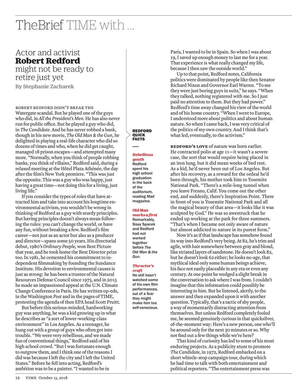 TIME Magazine Europe Preview Pages