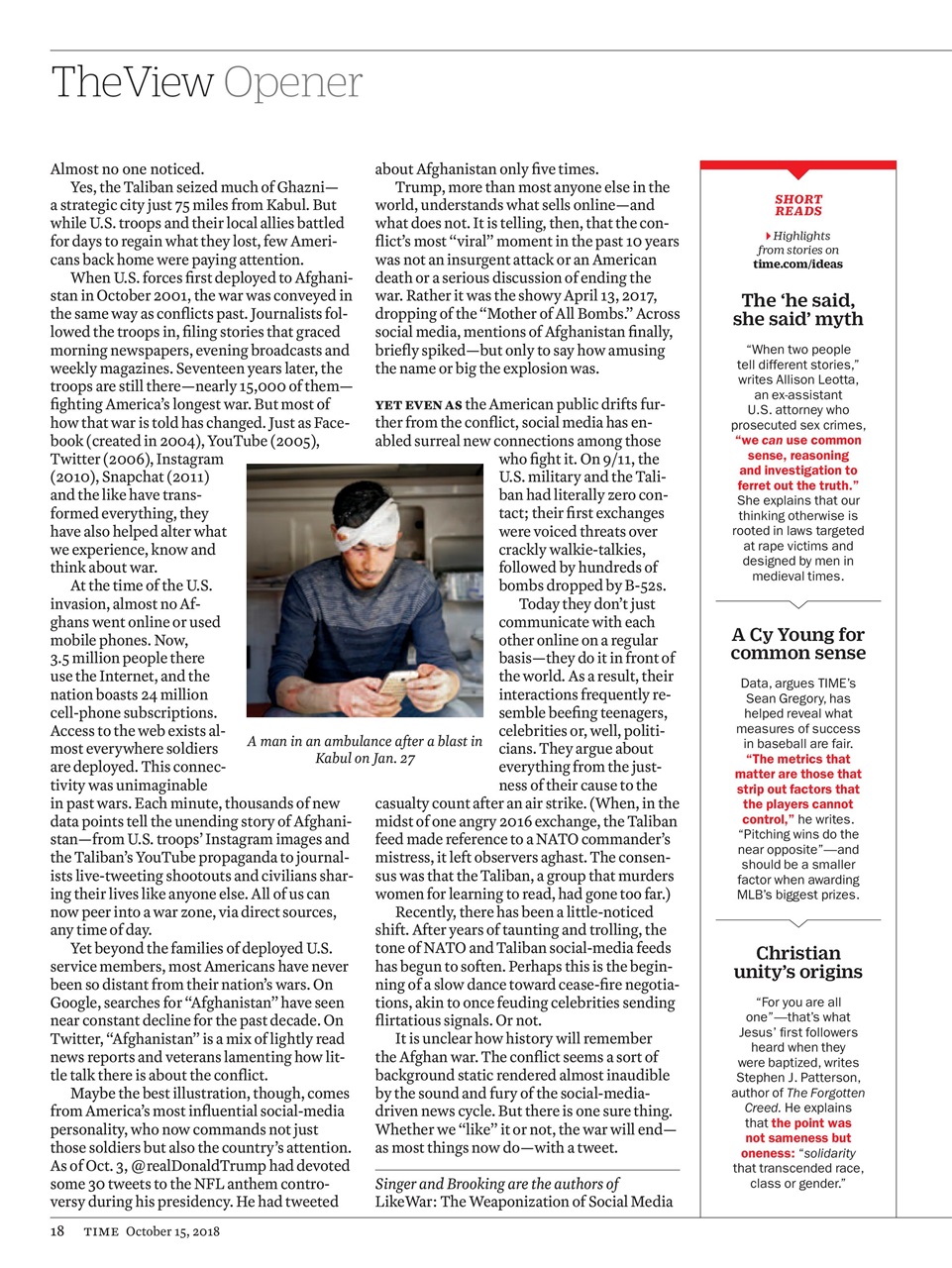 TIME Magazine Europe Preview Pages