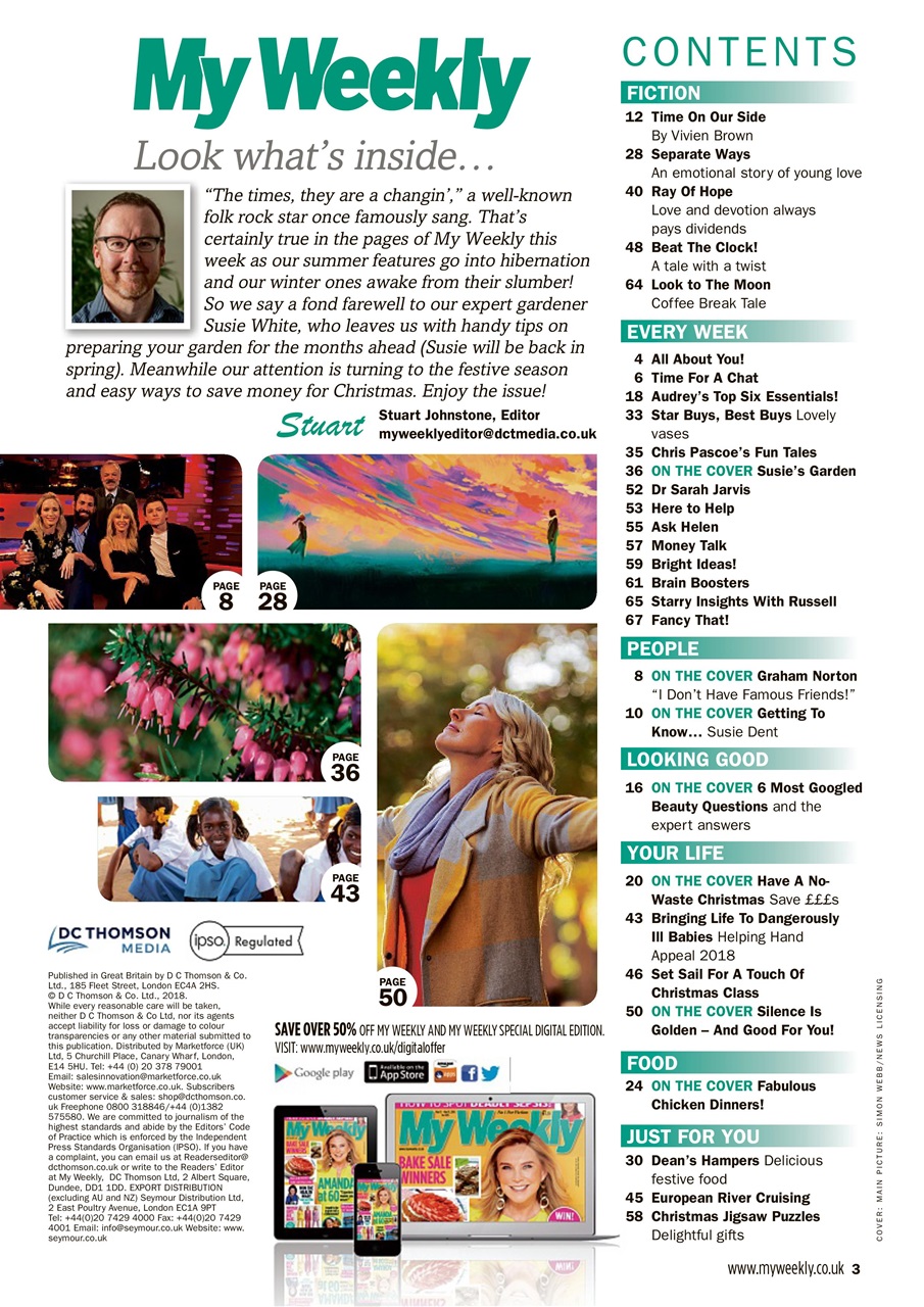 My Weekly Preview Pages