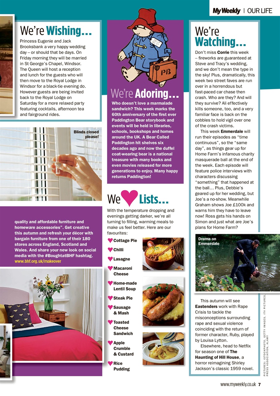 My Weekly Preview Pages