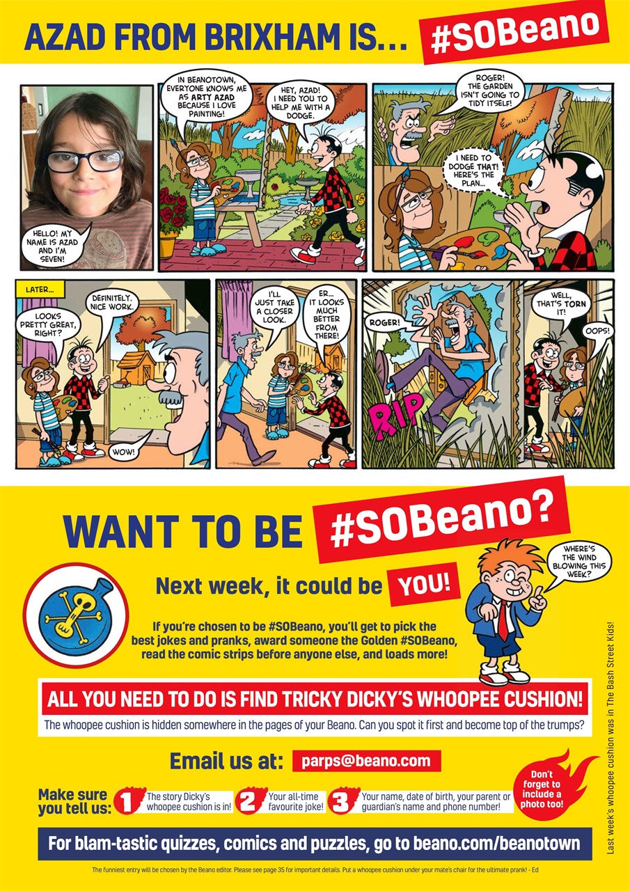 Beano Preview Pages