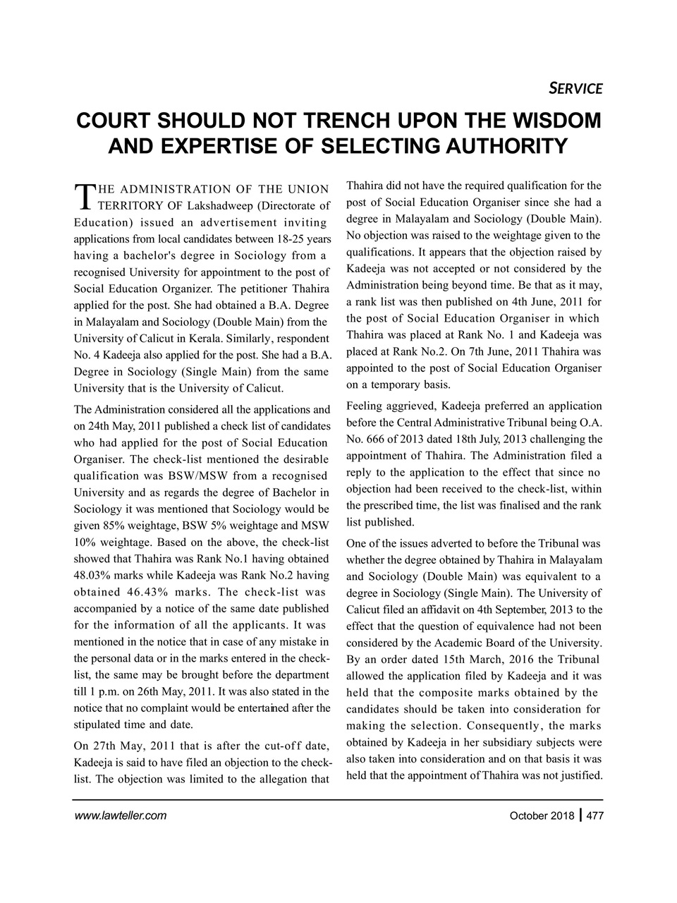 Lawteller – A Legal Awareness Magazine Preview Pages