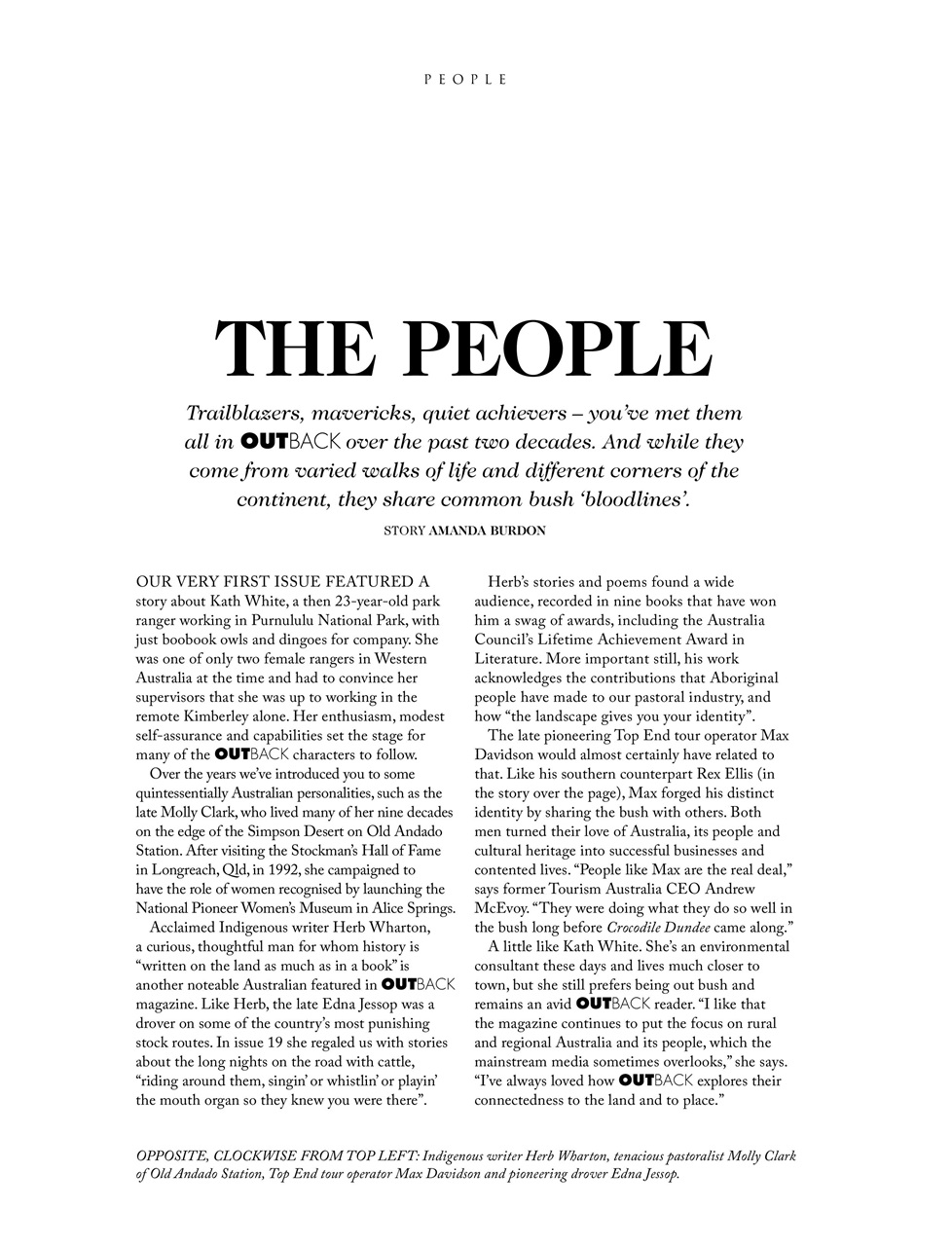 OUTBACK Magazine Preview Pages