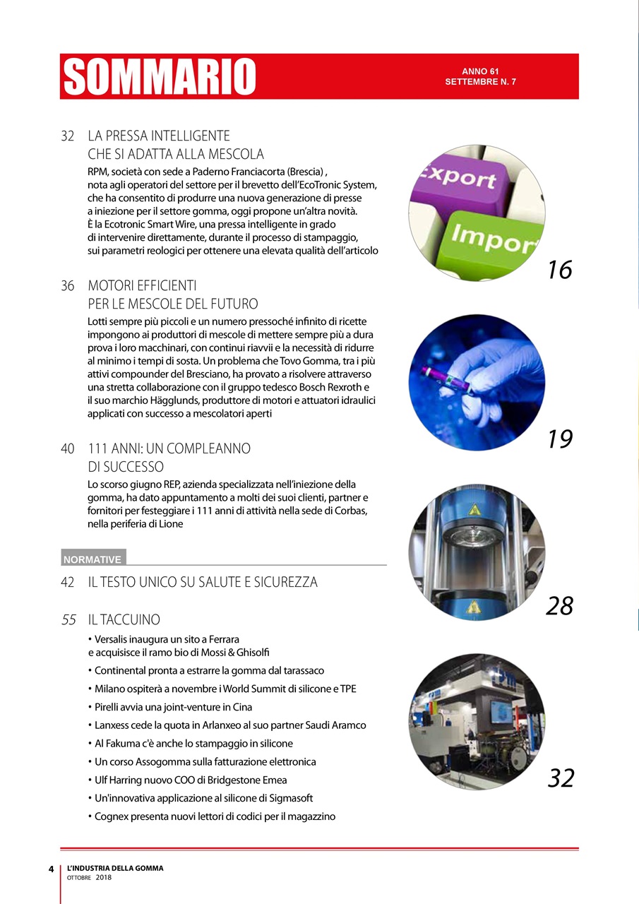 L’industria della Gomma Preview Pages