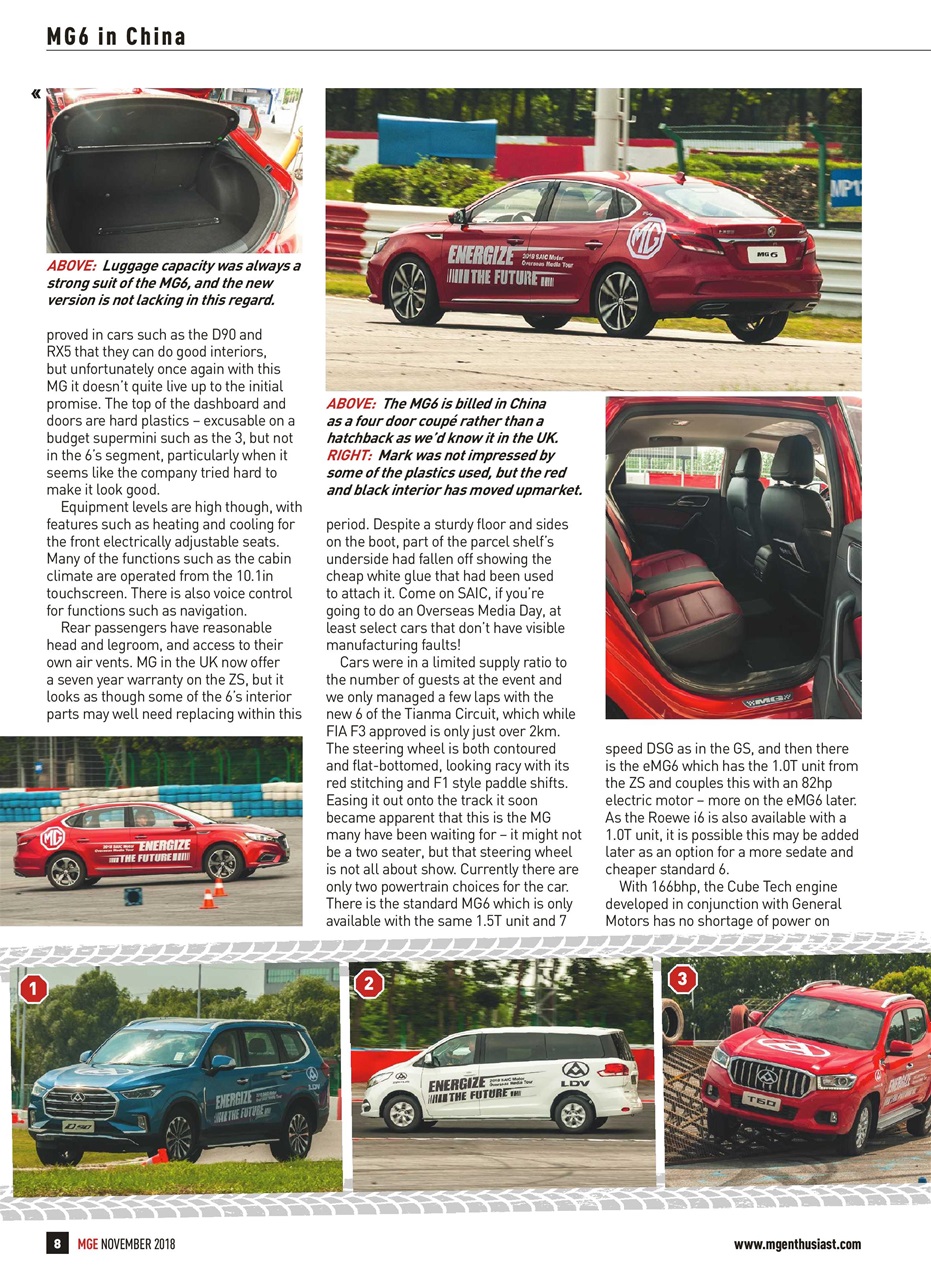 MG Enthusiast Preview Pages