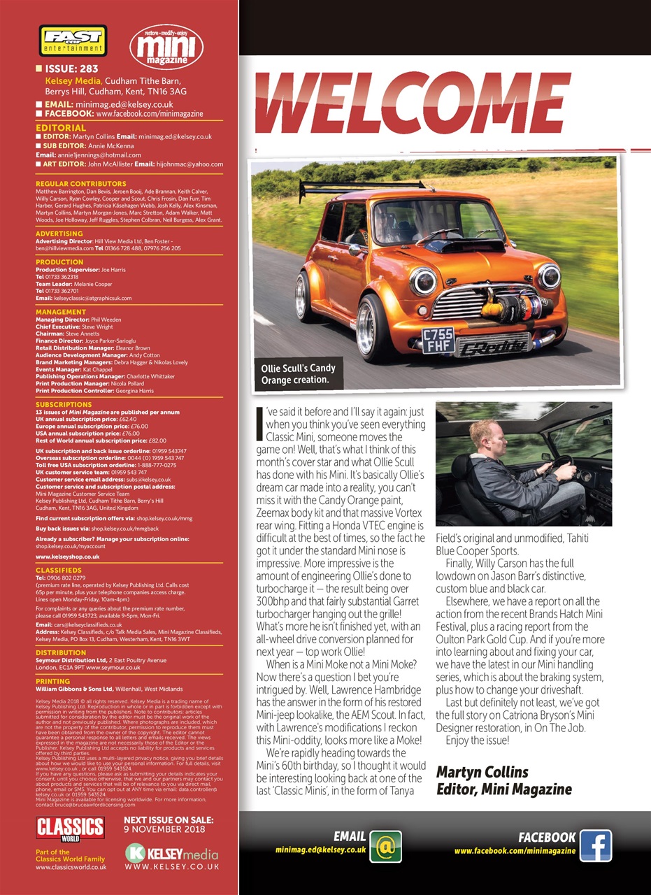 Mini Magazine Preview Pages