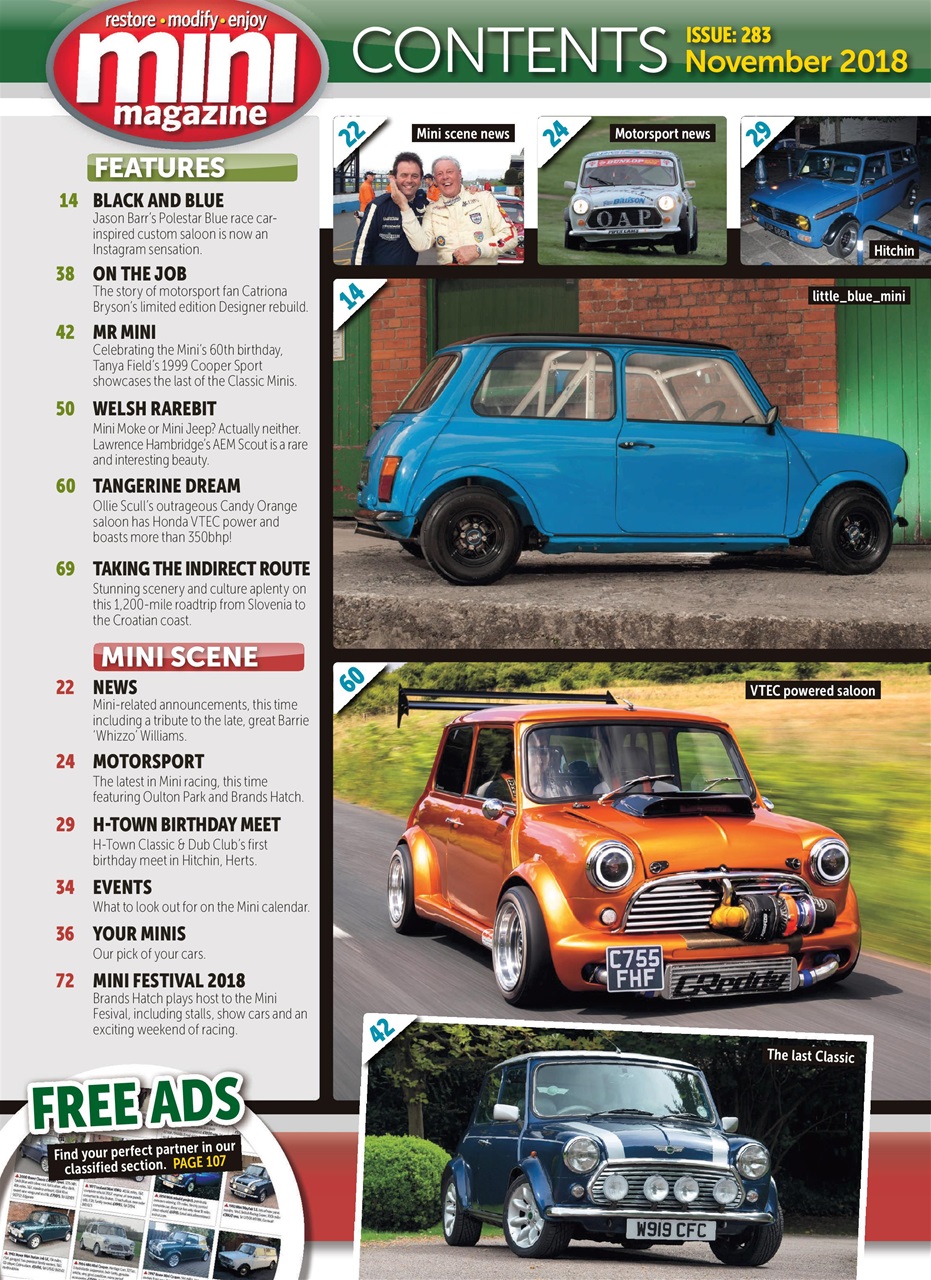 Mini Magazine Preview Pages