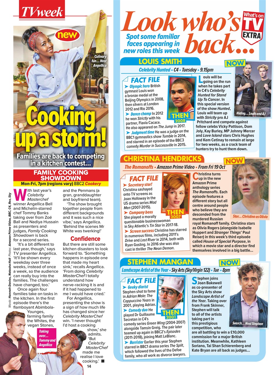 What's on TV Preview Pages