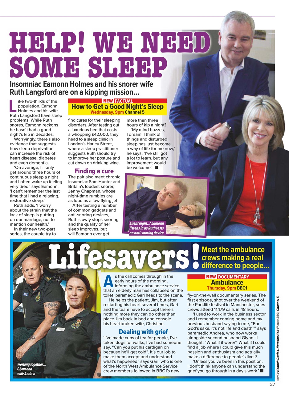 What's on TV Preview Pages