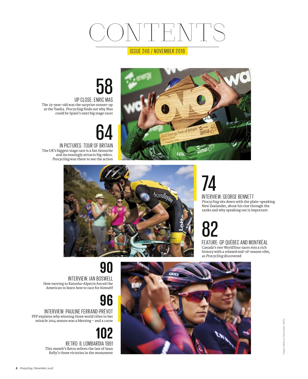 Procycling Preview Pages