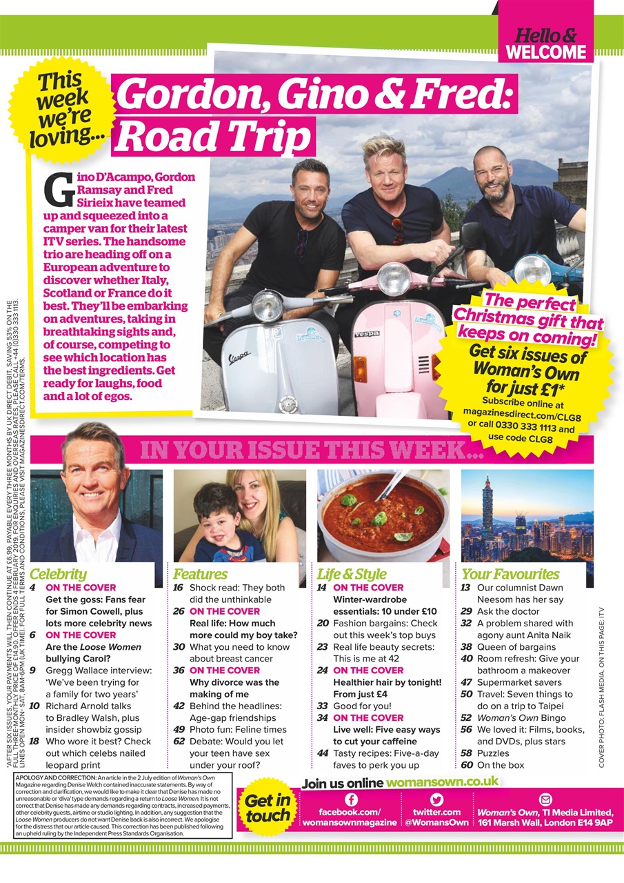 Woman's Own Preview Pages