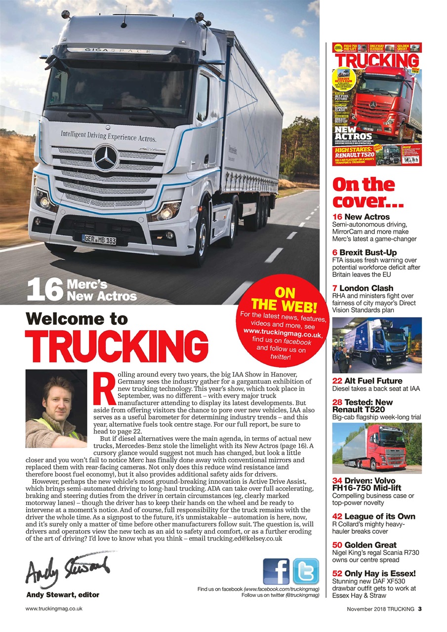 Trucking Magazine Preview Pages
