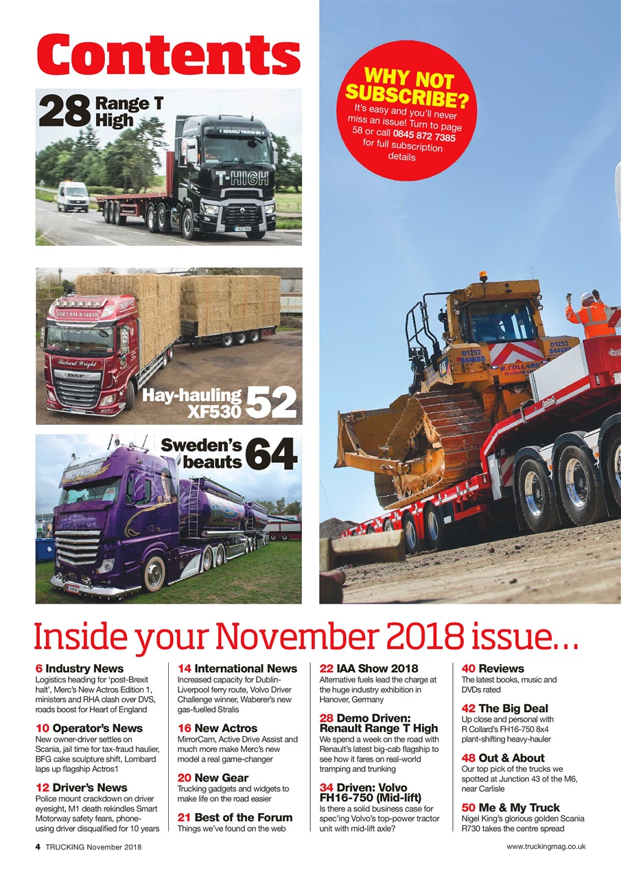 Trucking Magazine Preview Pages