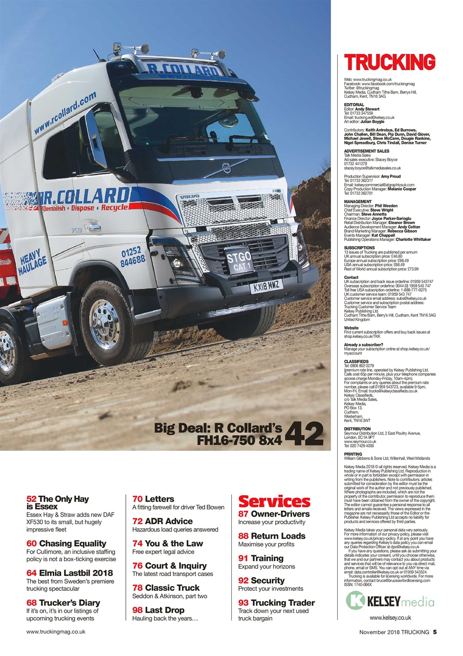 Trucking Magazine Preview Pages