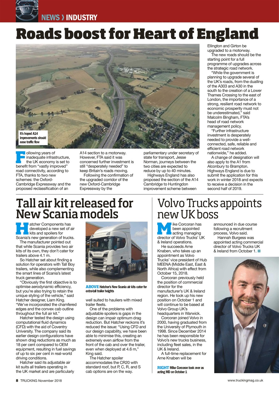 Trucking Magazine Preview Pages