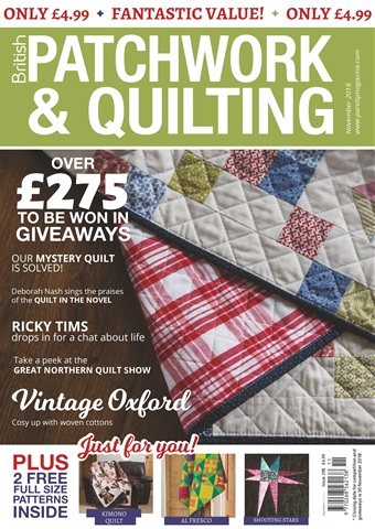 Patchwork and Quilting issue Nov-18