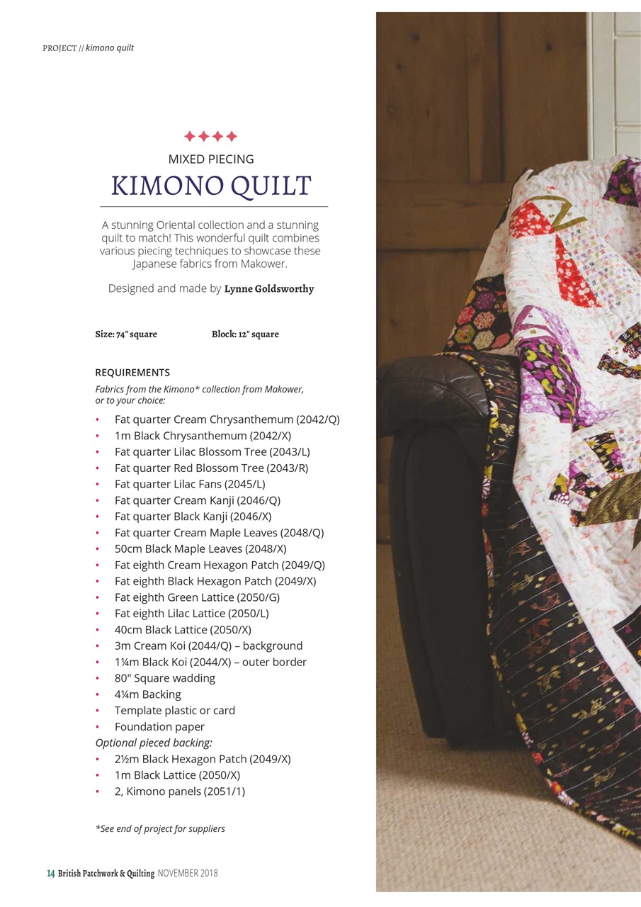 Patchwork and Quilting Preview Pages