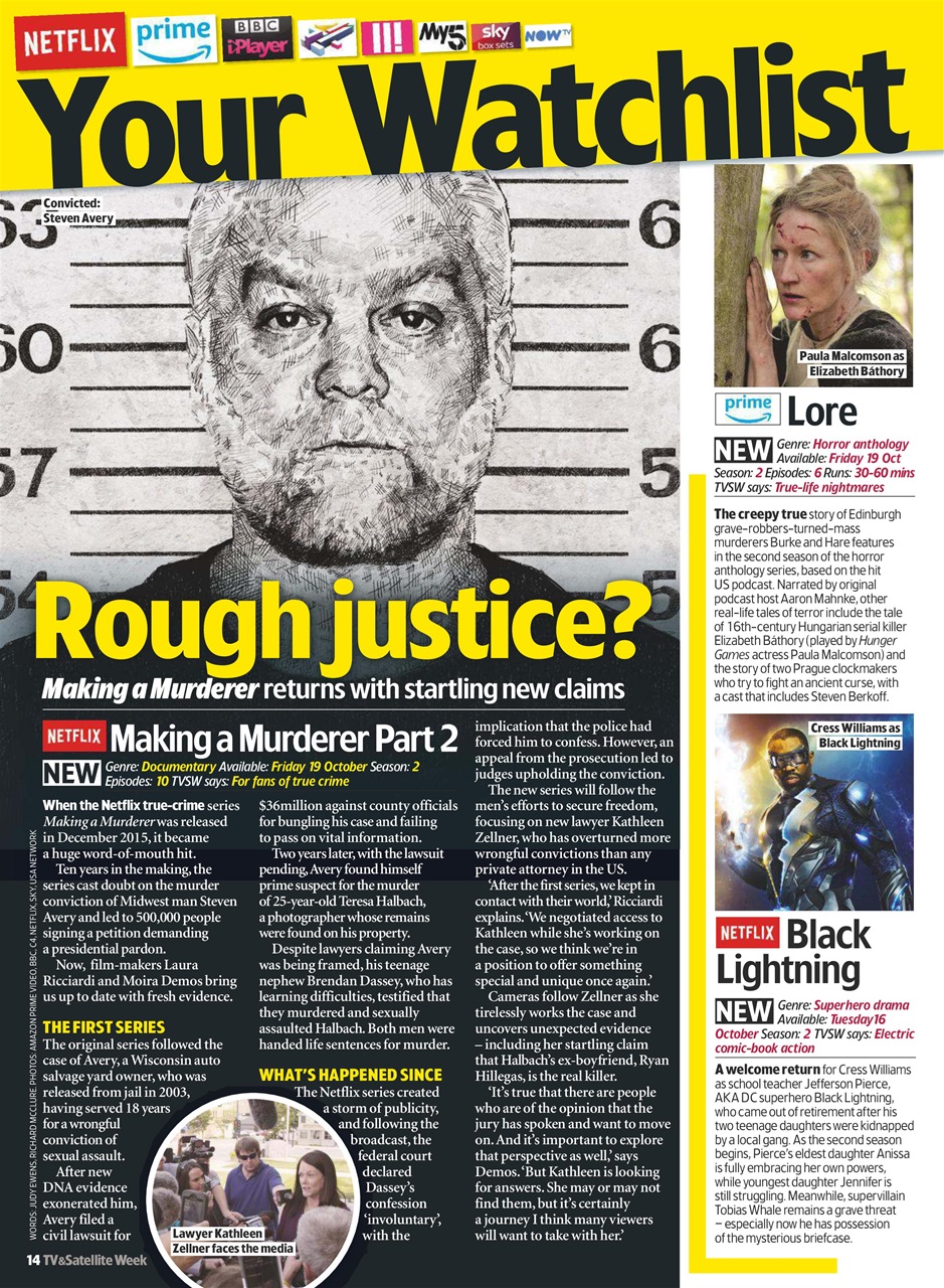 TV & Satellite Week Preview Pages