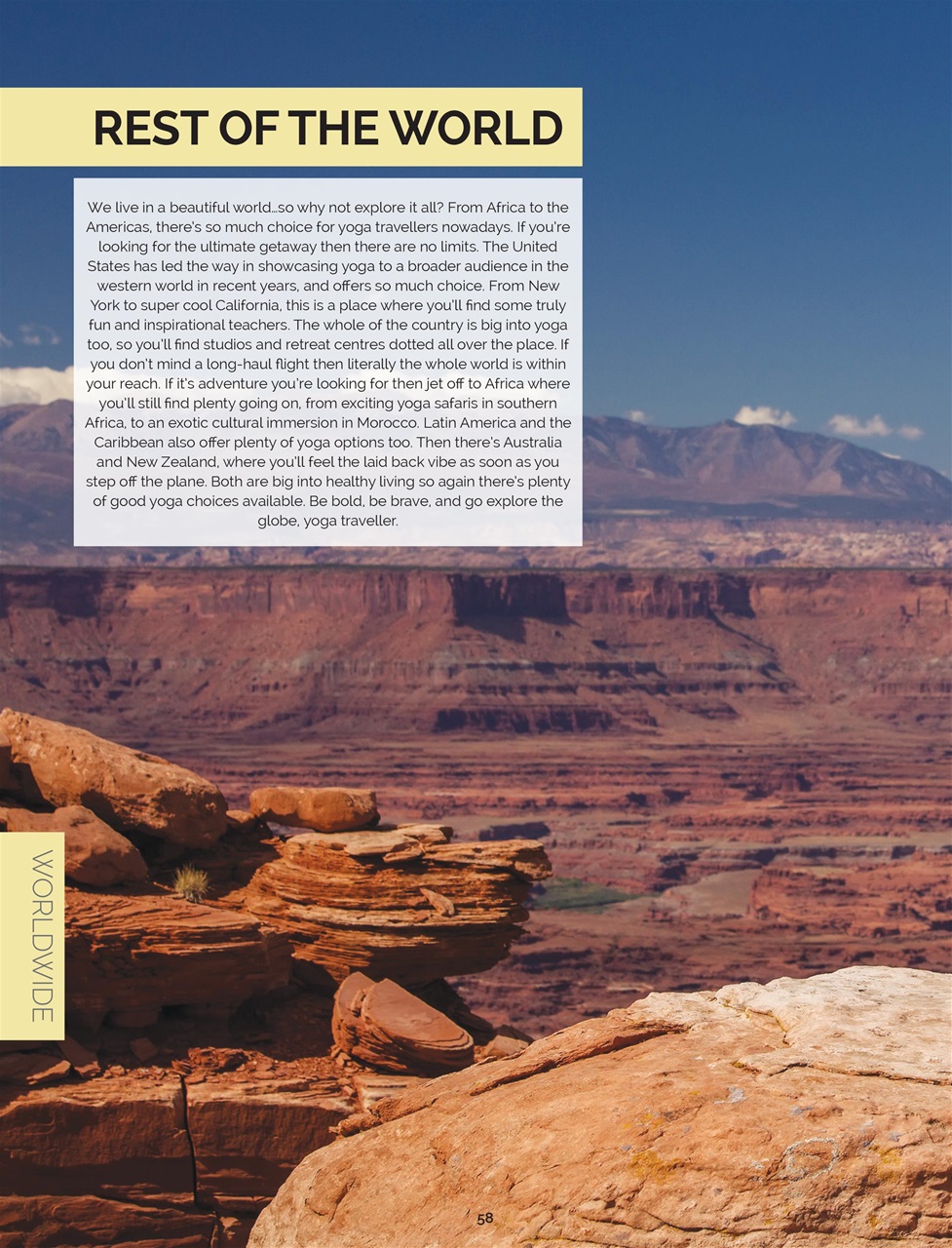 OM Yoga Magazine Preview Pages