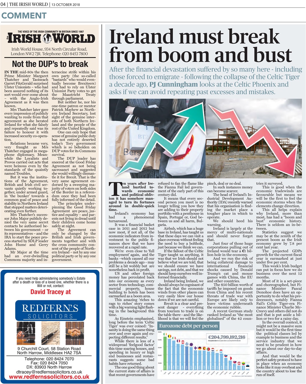 Irish World Preview Pages