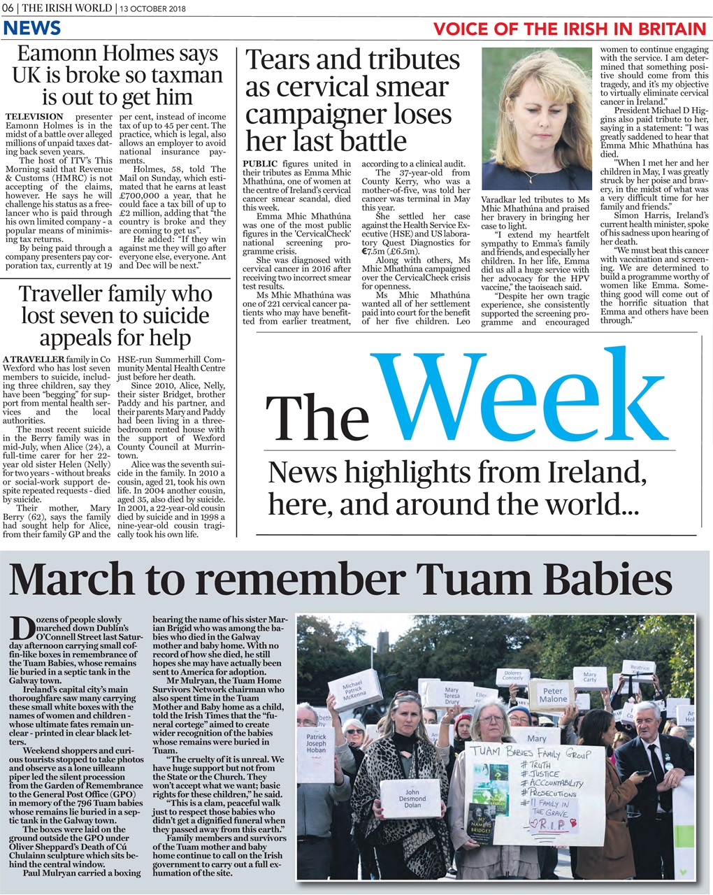 Irish World Preview Pages