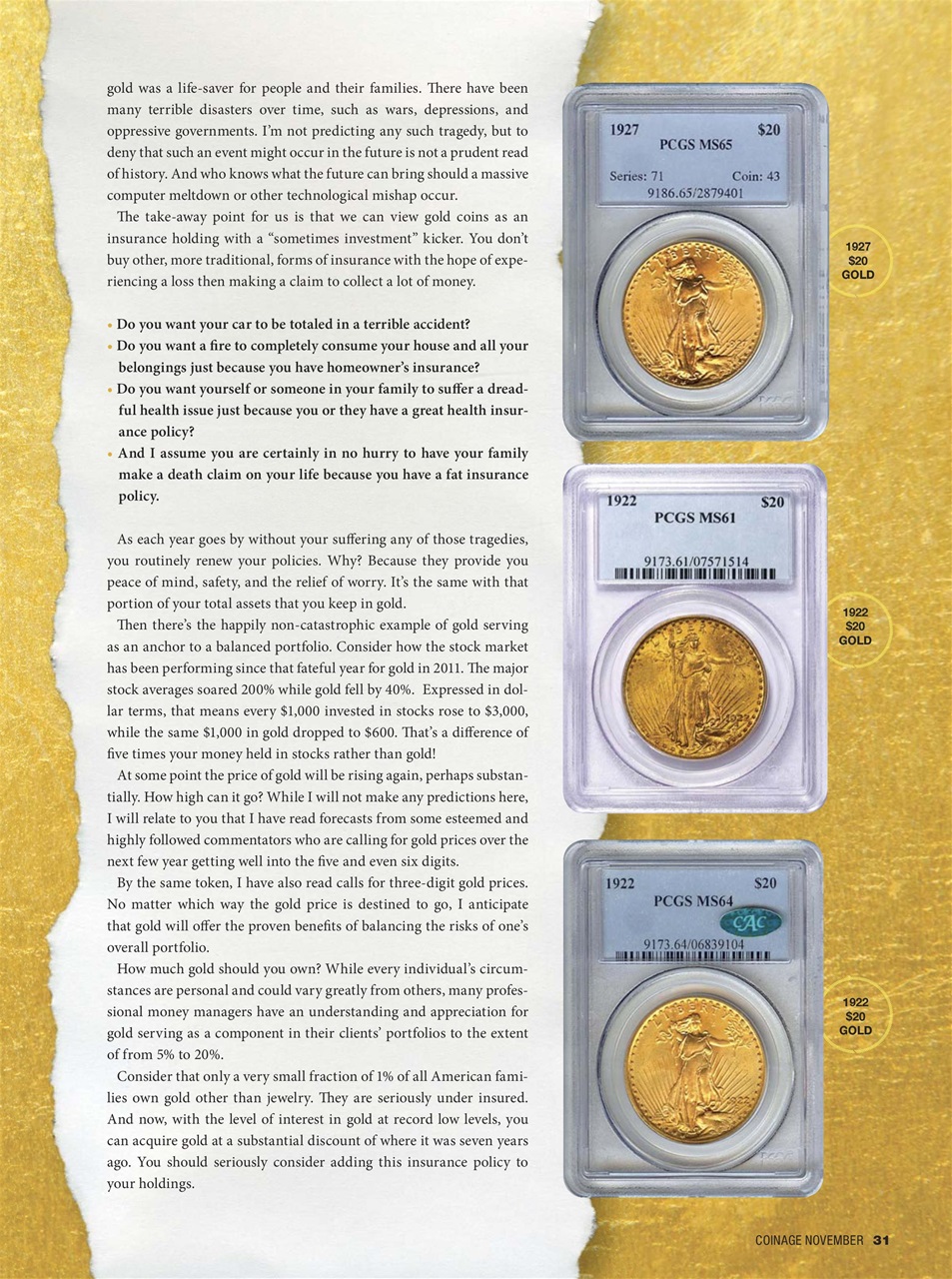 COINage Magazine Preview Pages