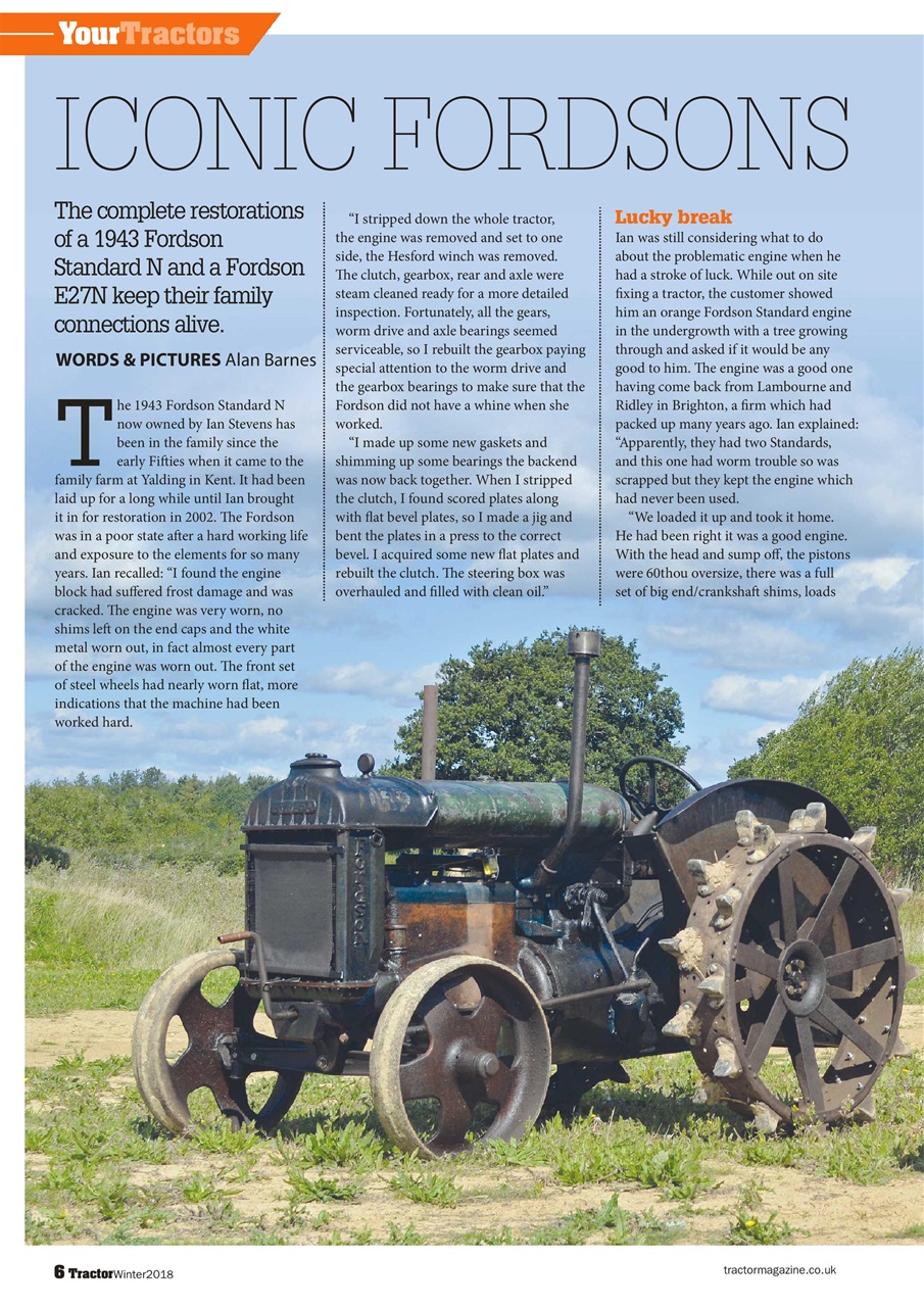 Tractor & Farming Heritage Magazine Preview Pages