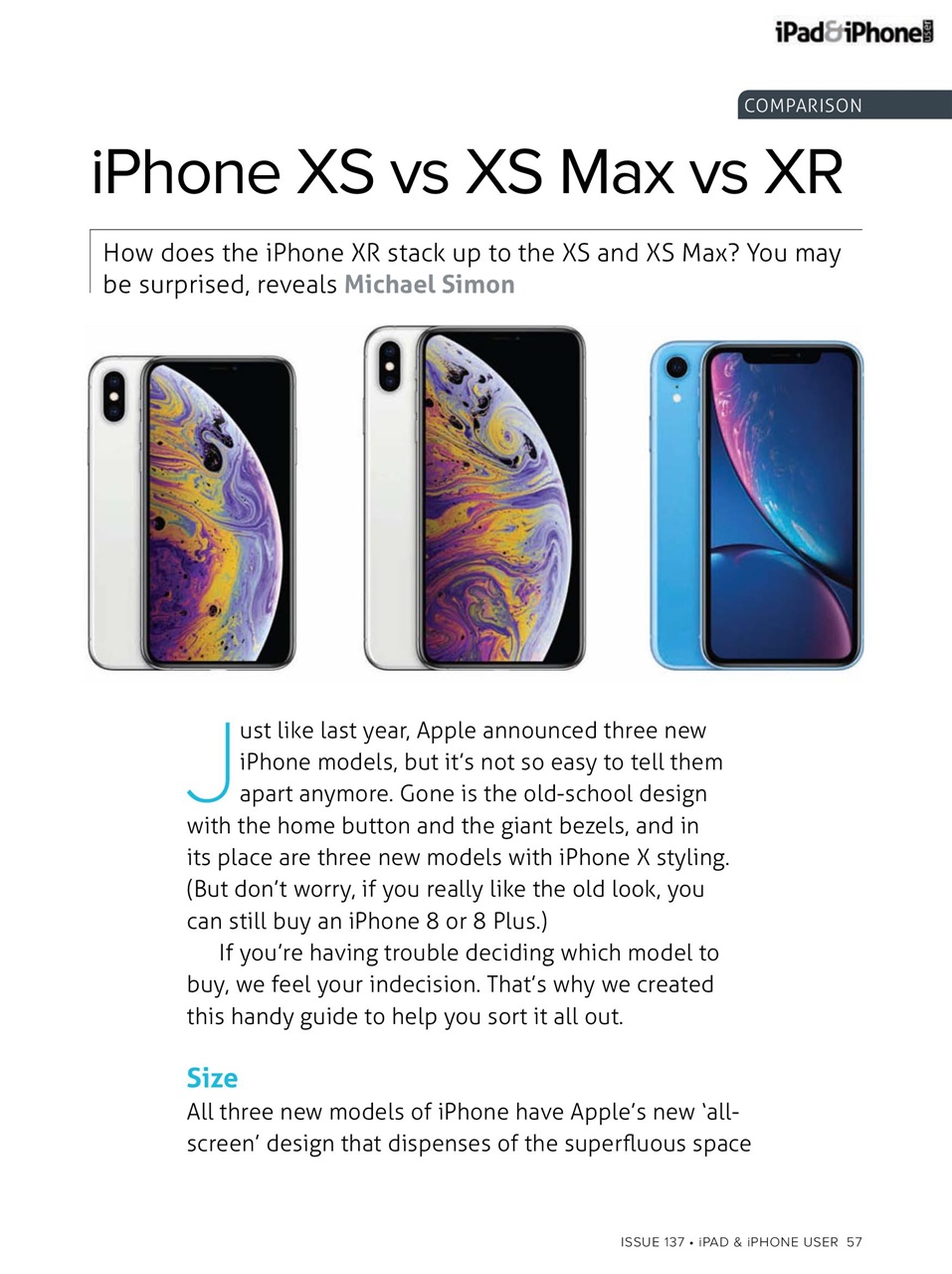 iPad and iPhone User Preview Pages