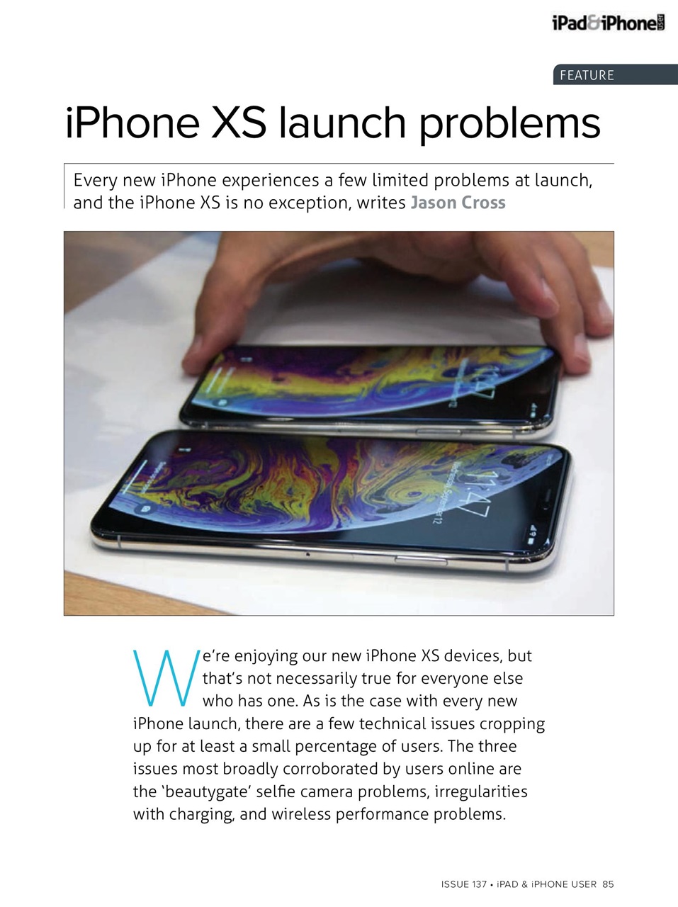 iPad and iPhone User Preview Pages