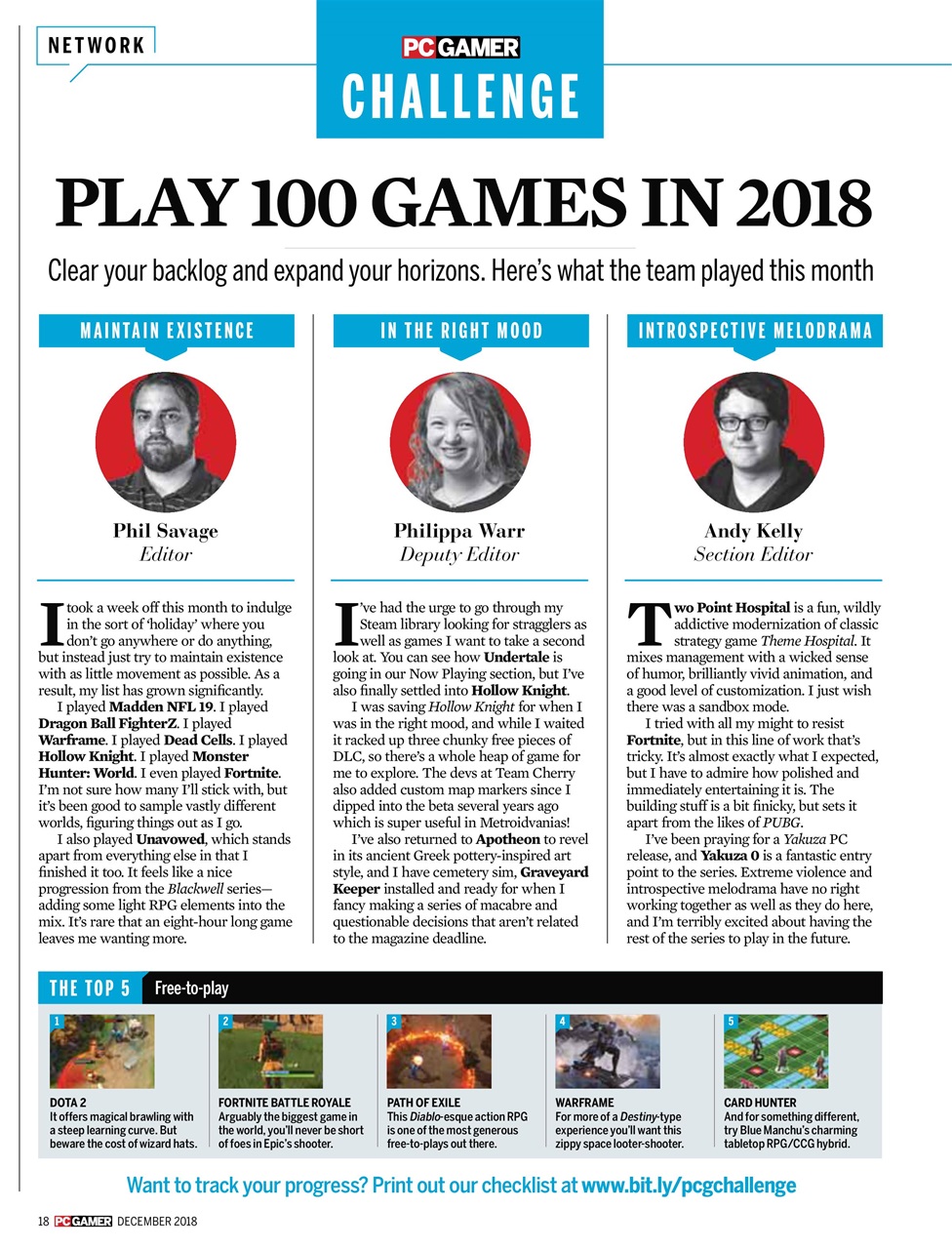 PC Gamer (US Edition) Preview Pages
