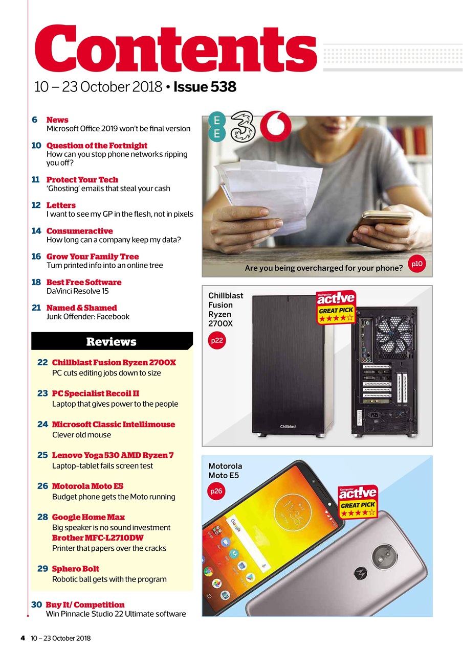 Computer Active Preview Pages